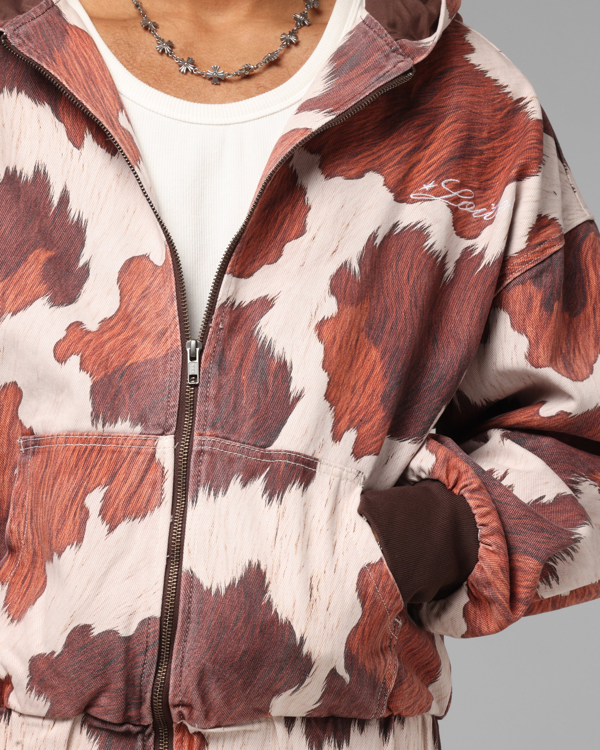 Loiter Hide Zip Jacket Cowhide - Image 8