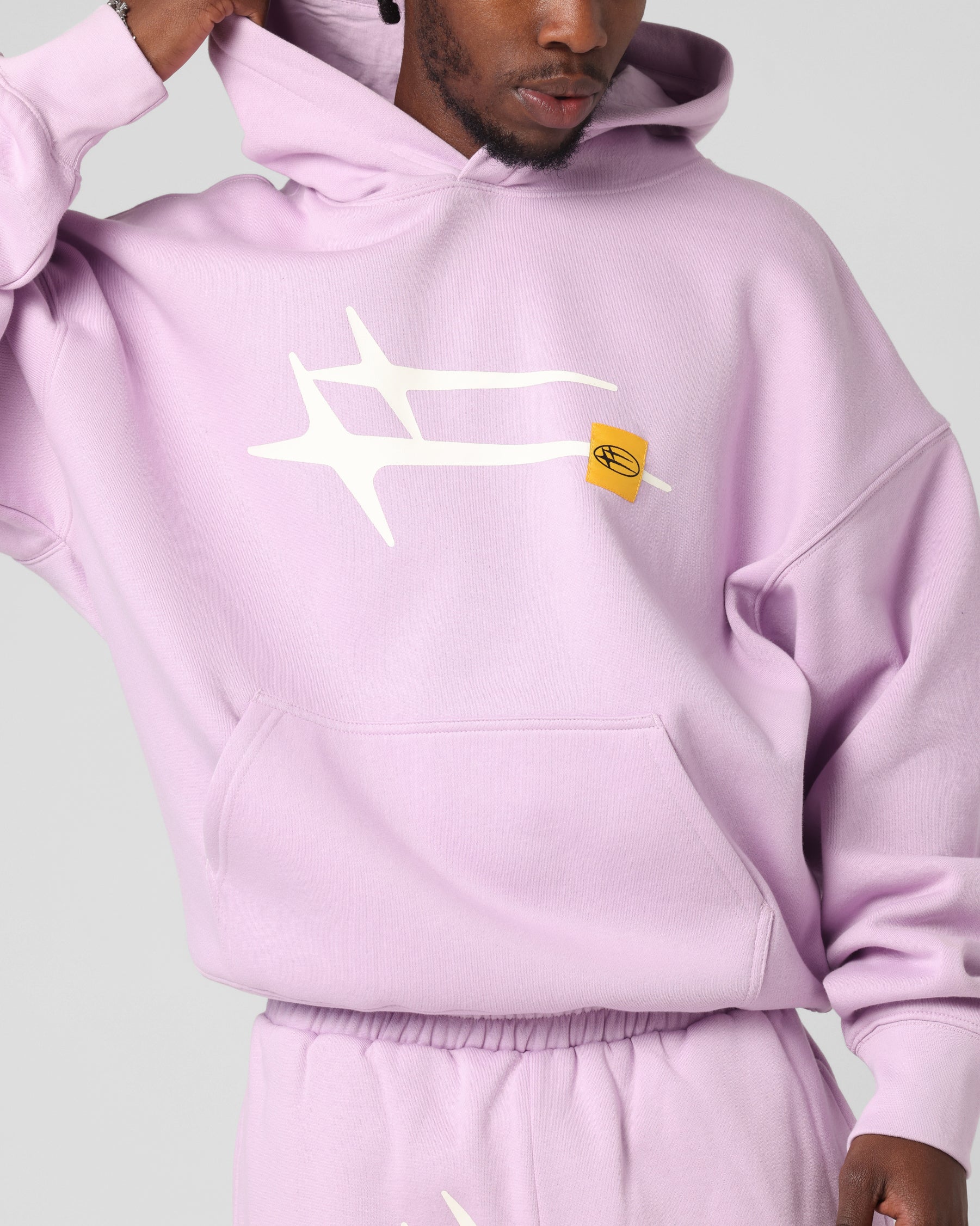 Loiter Hybrid Hoodie Lilac - Image 6