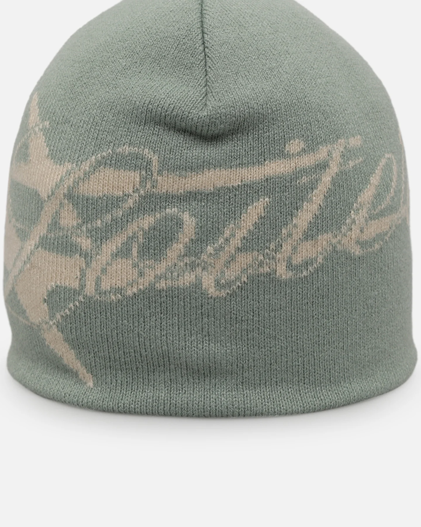 Hybrid Skull Knit Beanie Sage - Image 5