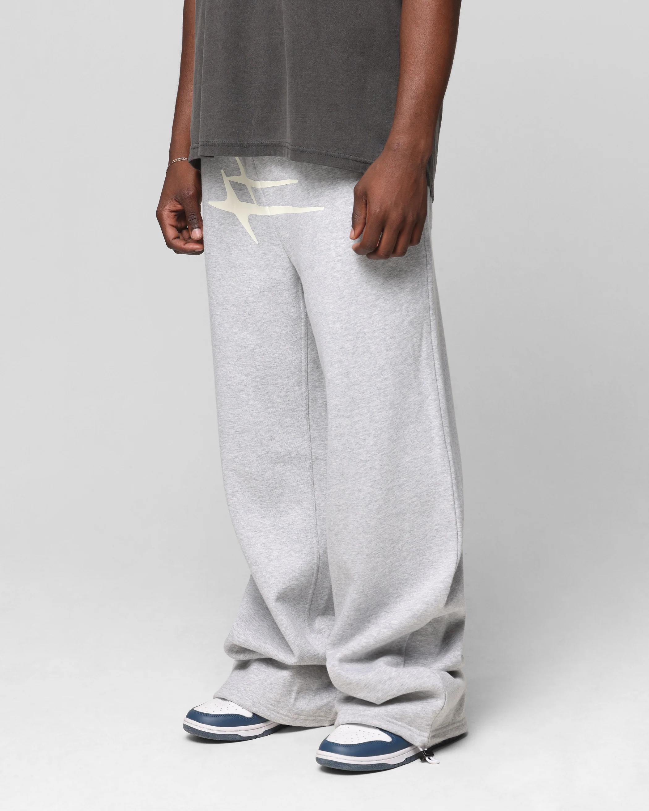 Loiter Hybrid Sweatpants Grey Marle - Image 6
