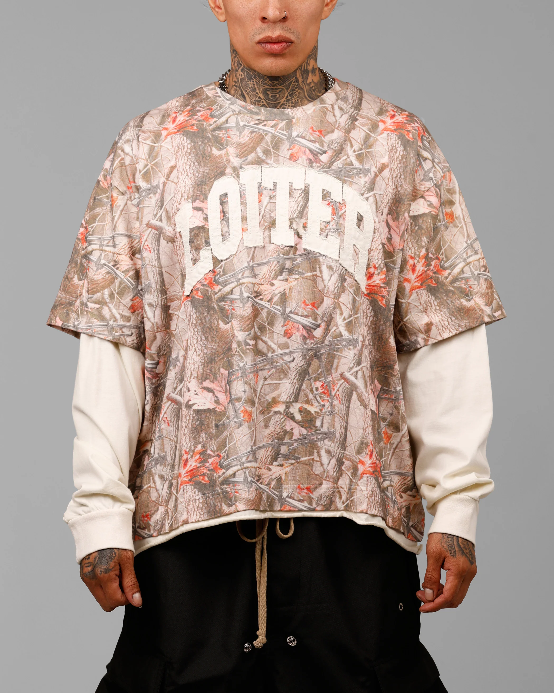 Impact Long Sleeve T-Shirt Washed Real Tree Camo