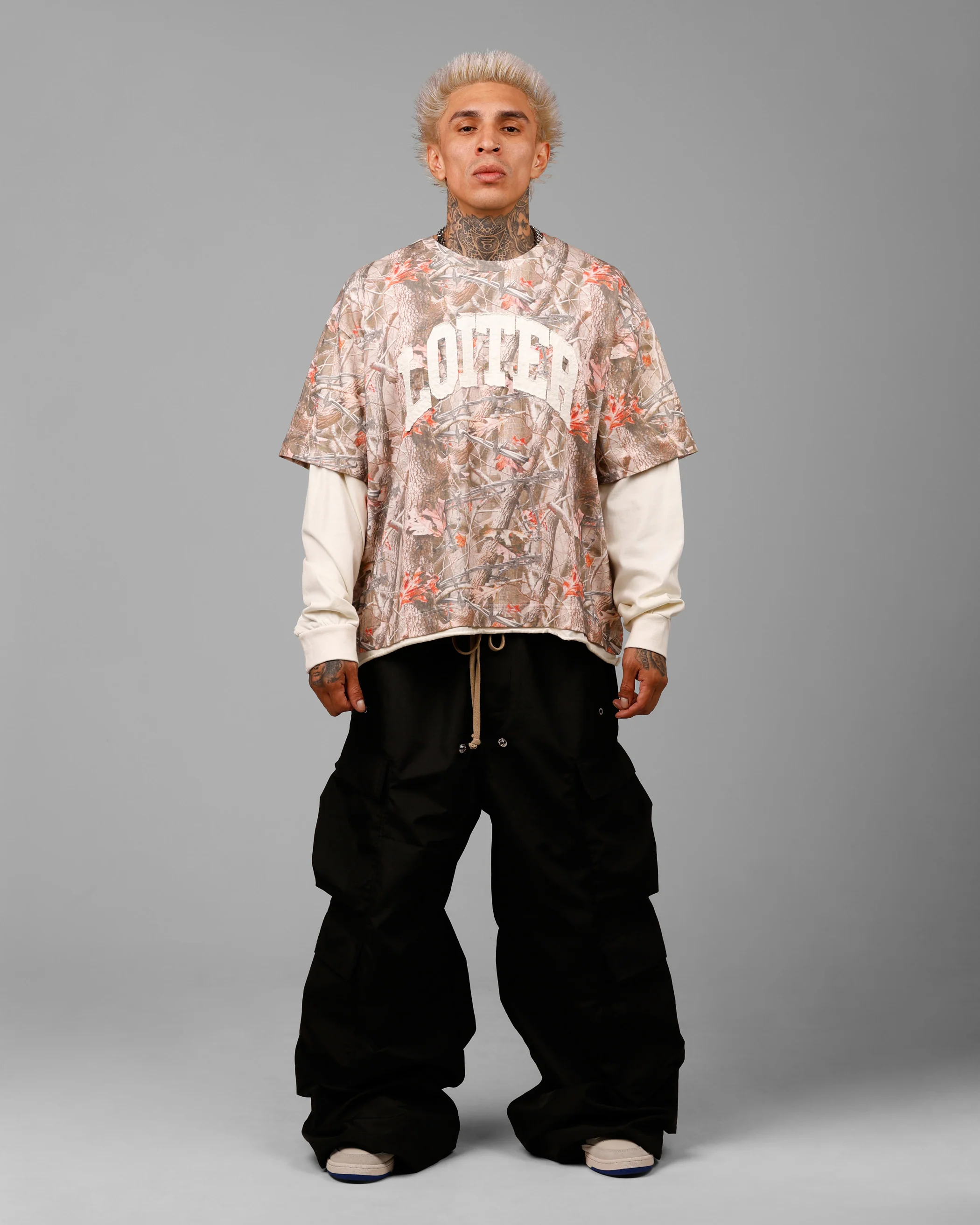 Impact Long Sleeve T-Shirt Washed Real Tree Camo - Image 3