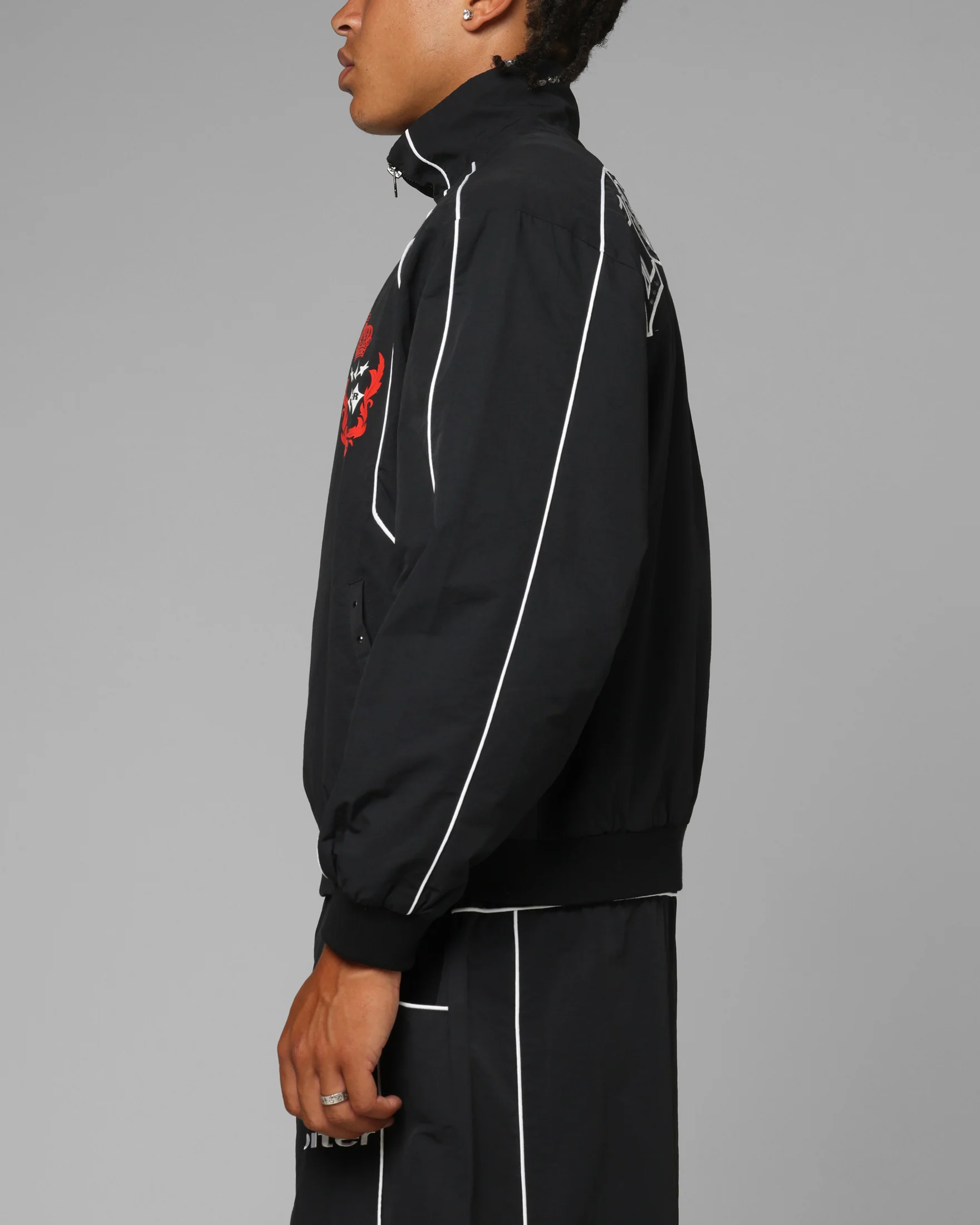 Loiter Imperial Track Jacket Black - Image 6