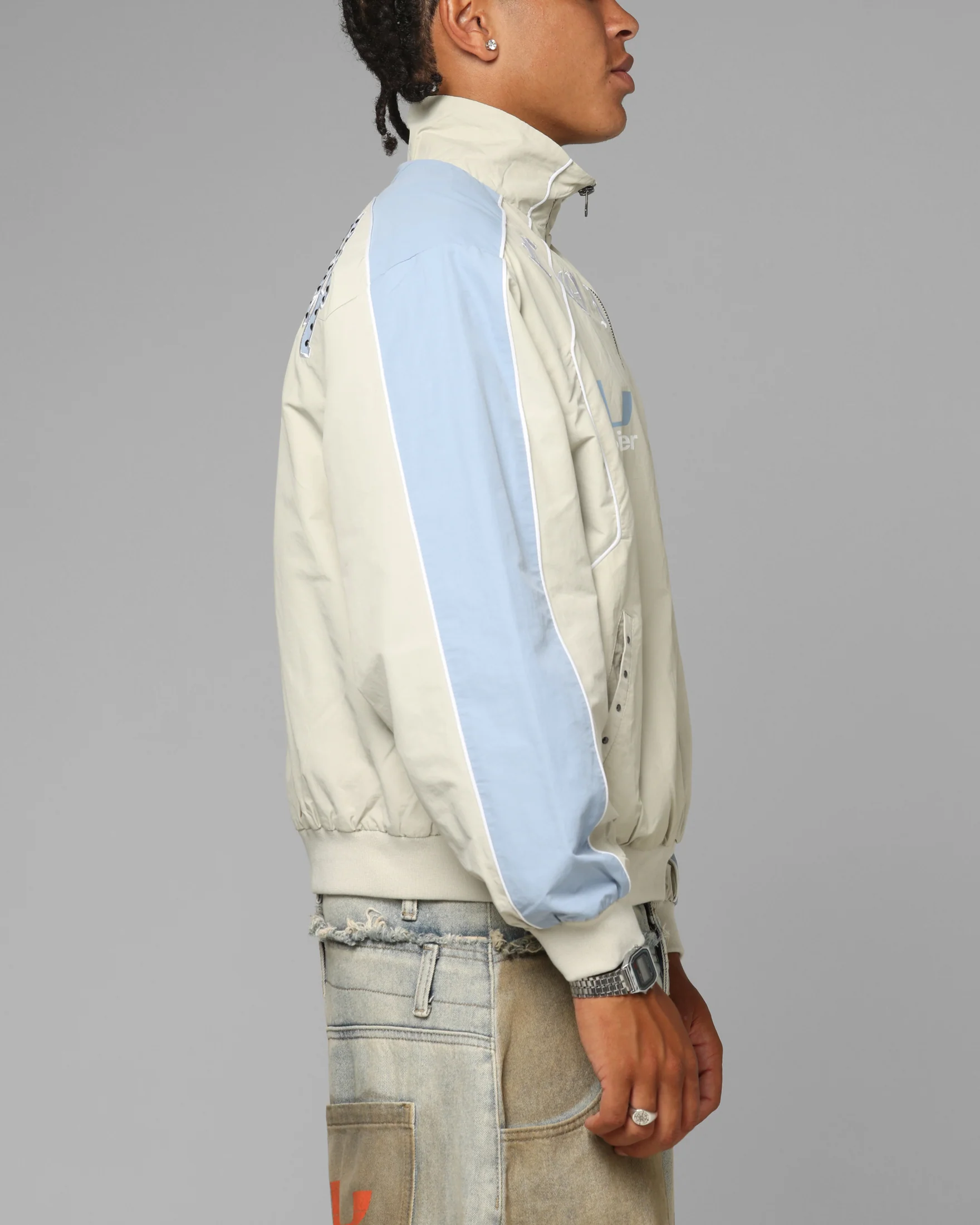 Loiter Imperial Track Jacket Grey - Image 5