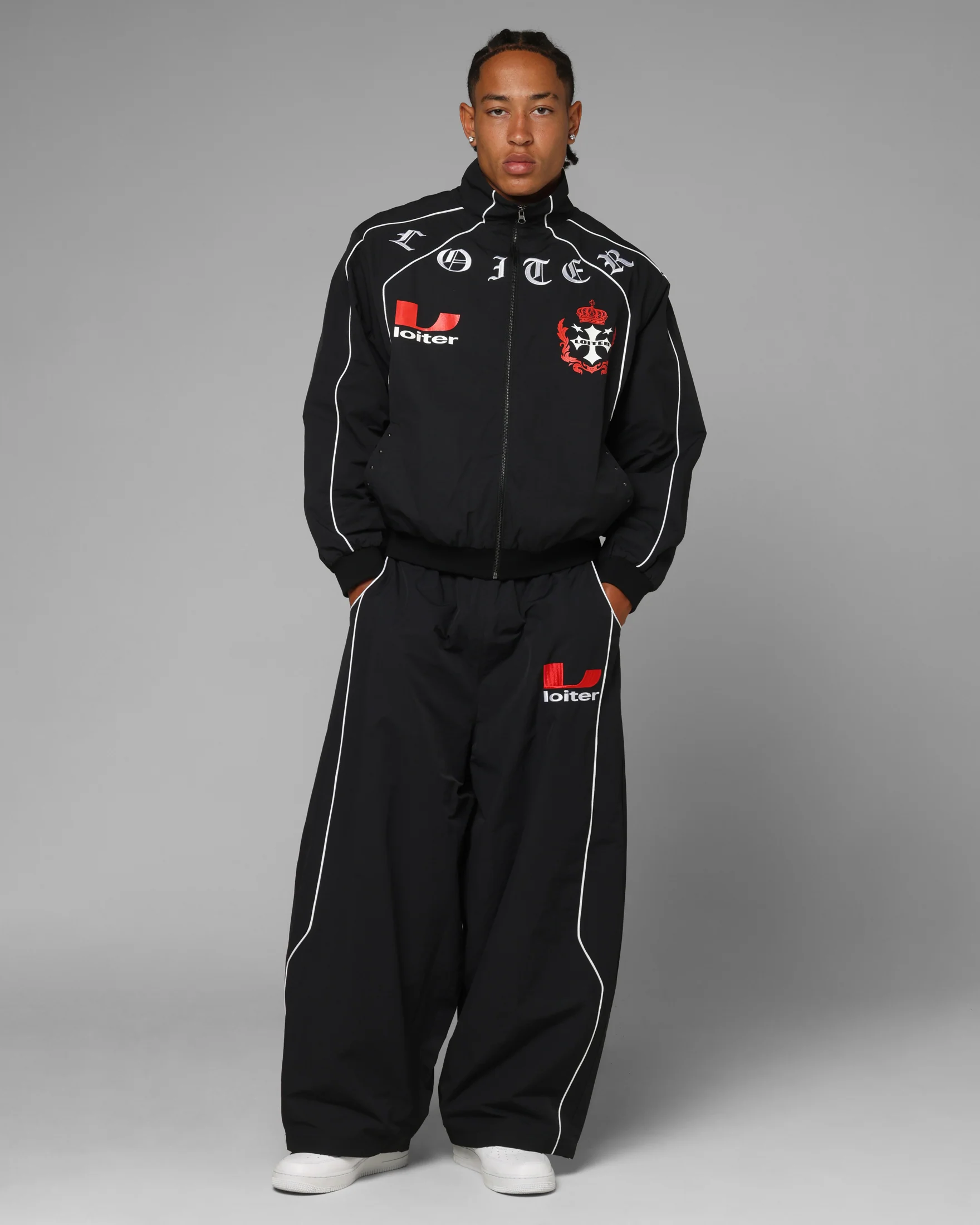 Loiter Imperial Trackpants Black - Image 2