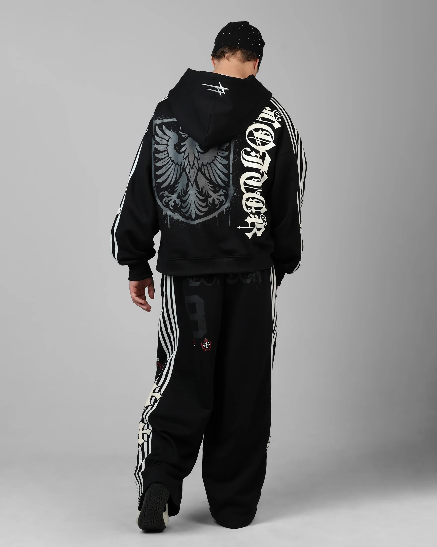 Imperial Zip Hoodie Black - Image 6