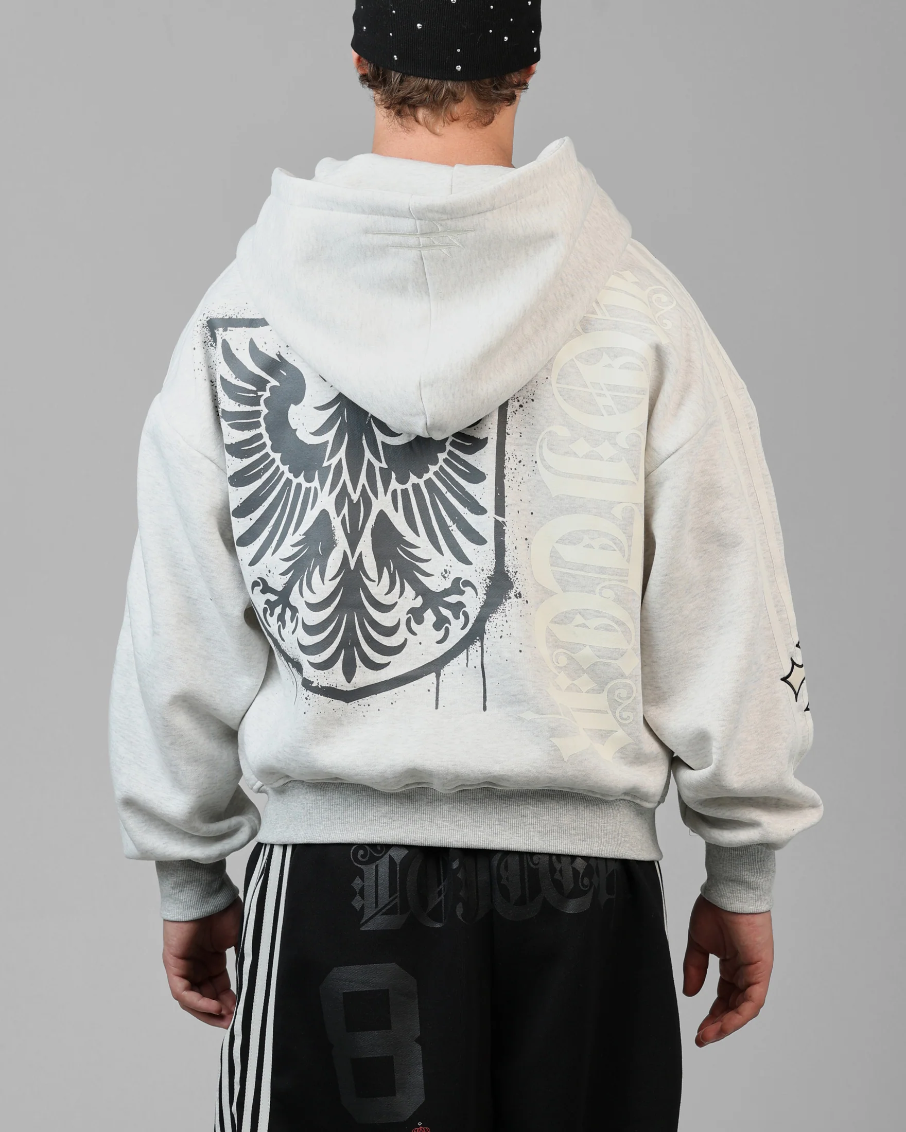 Imperial Zip Hoodie Grey