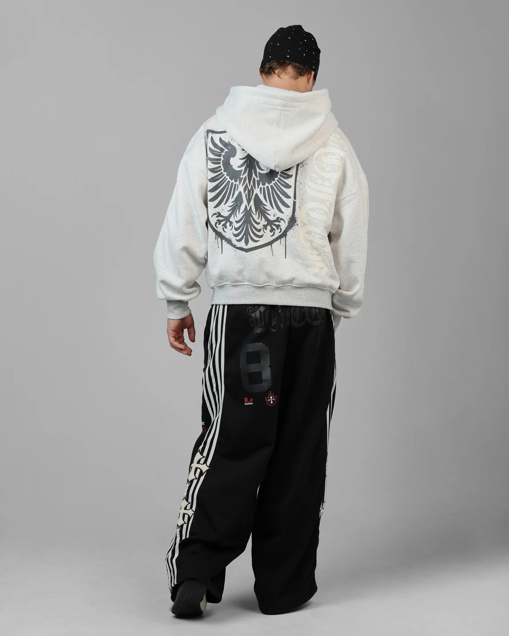 Imperial Zip Hoodie Grey - Image 6