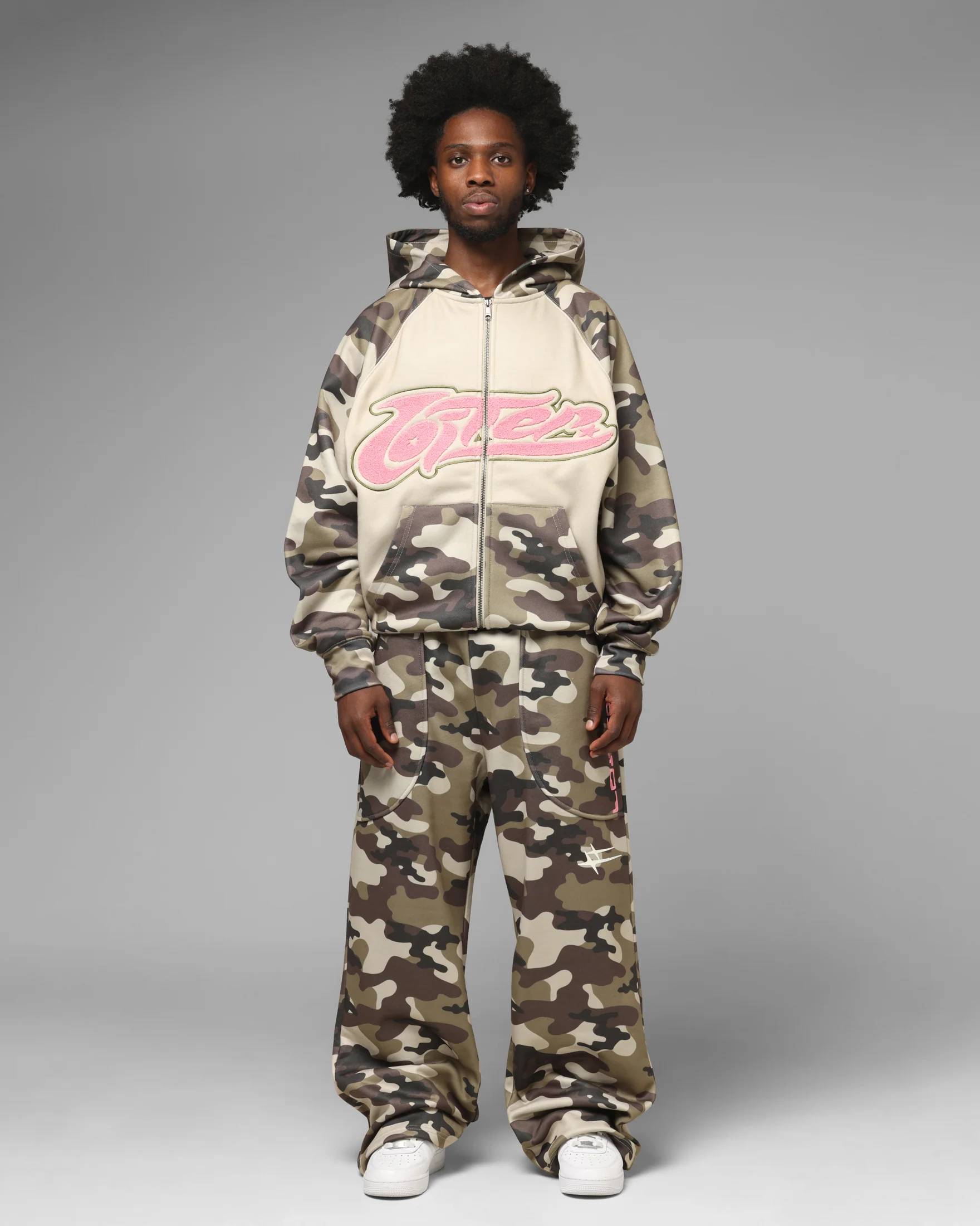 Loiter Jet Stream Sweat Pants Camo - Image 2