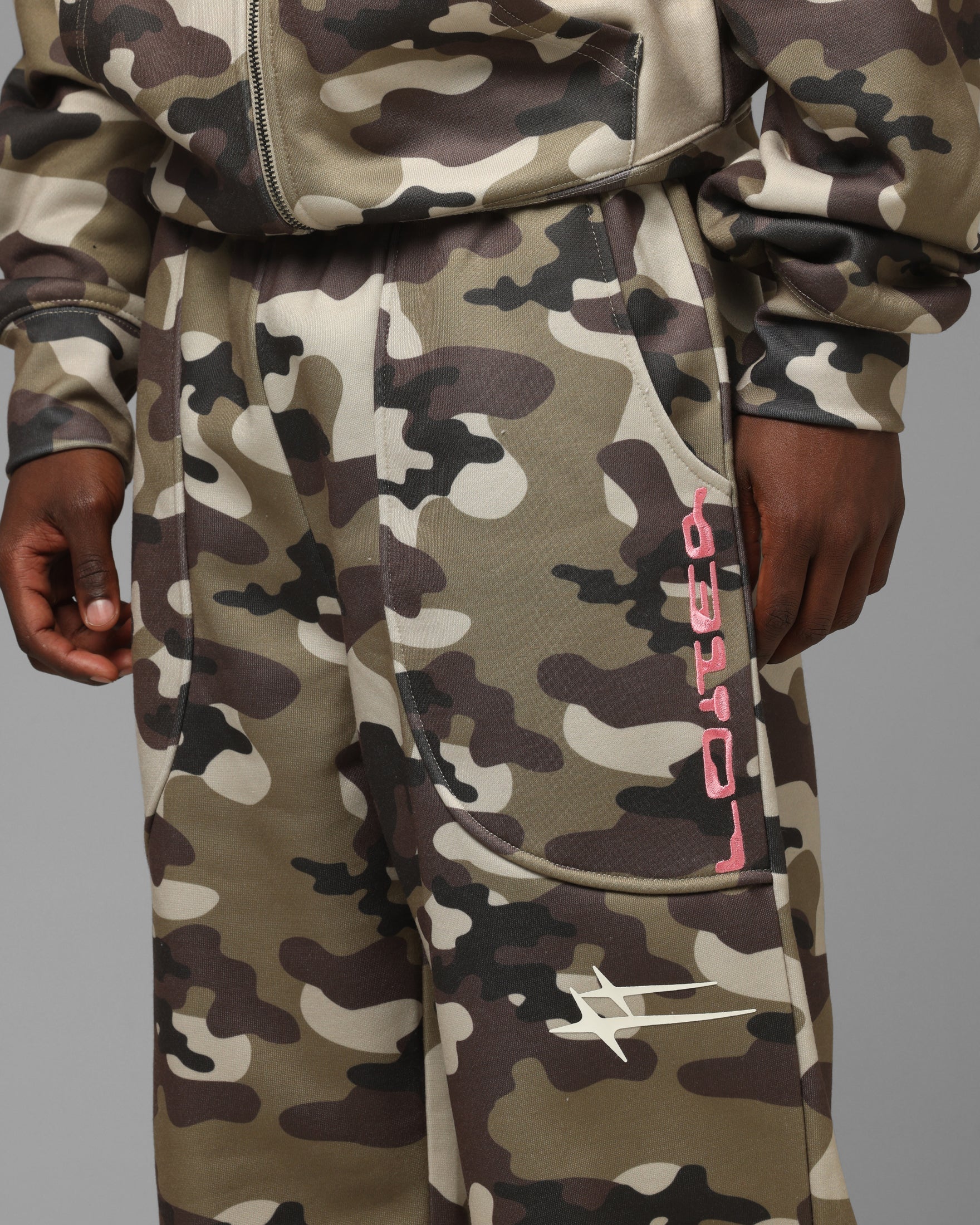Loiter Jet Stream Sweat Pants Camo - Image 3