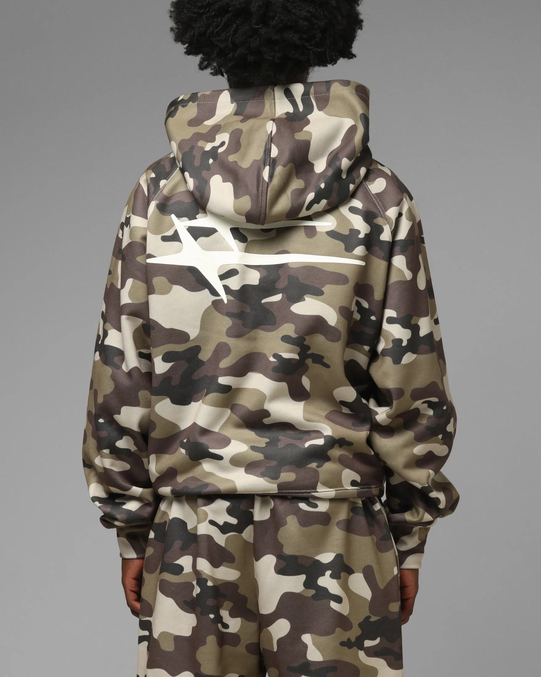 Loiter Jet Stream Zip Hoodie Camo - Image 2