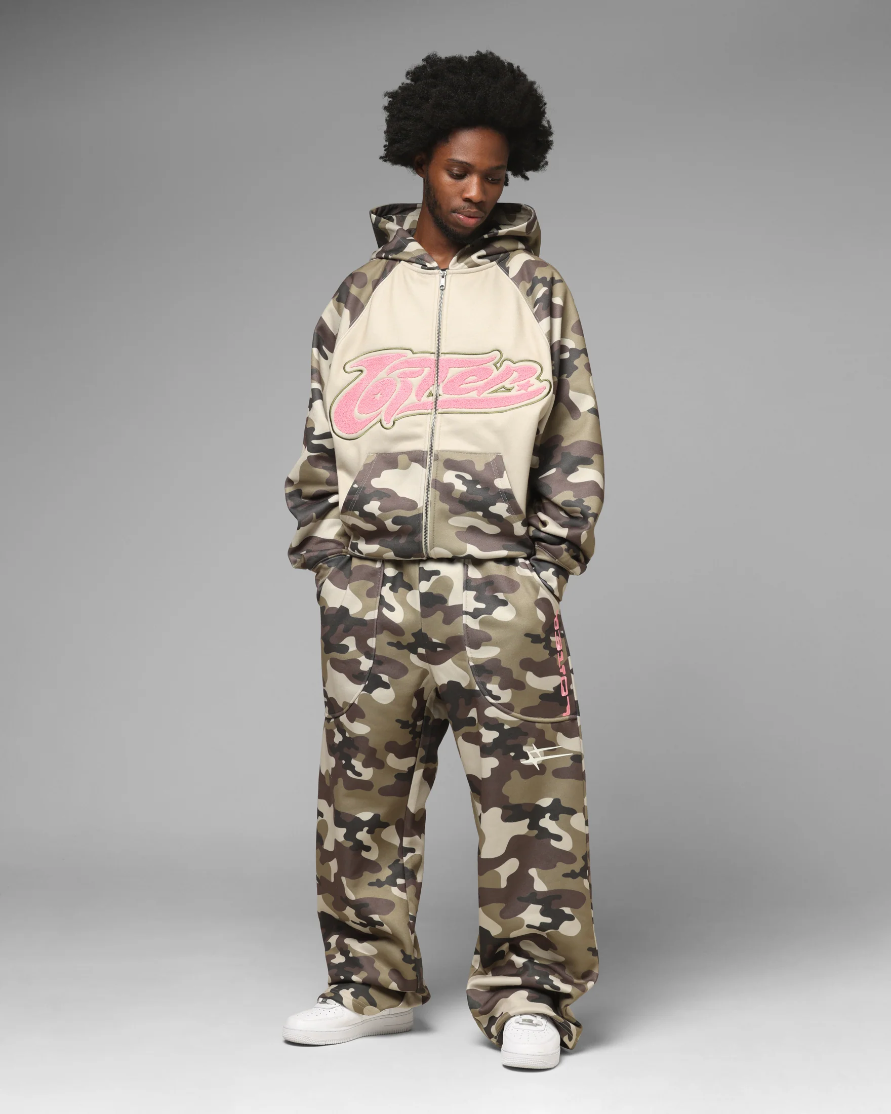 Loiter Jet Stream Zip Hoodie Camo - Image 3