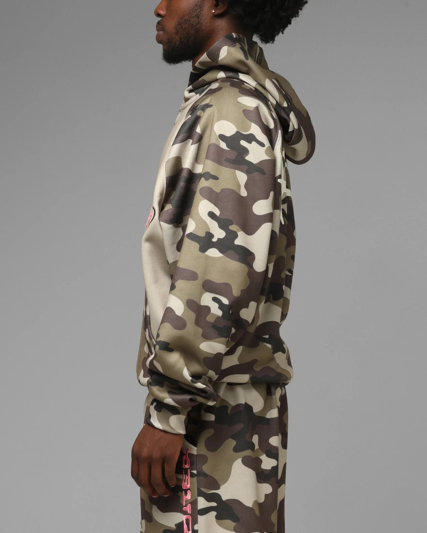 Loiter Jet Stream Zip Hoodie Camo - Image 6