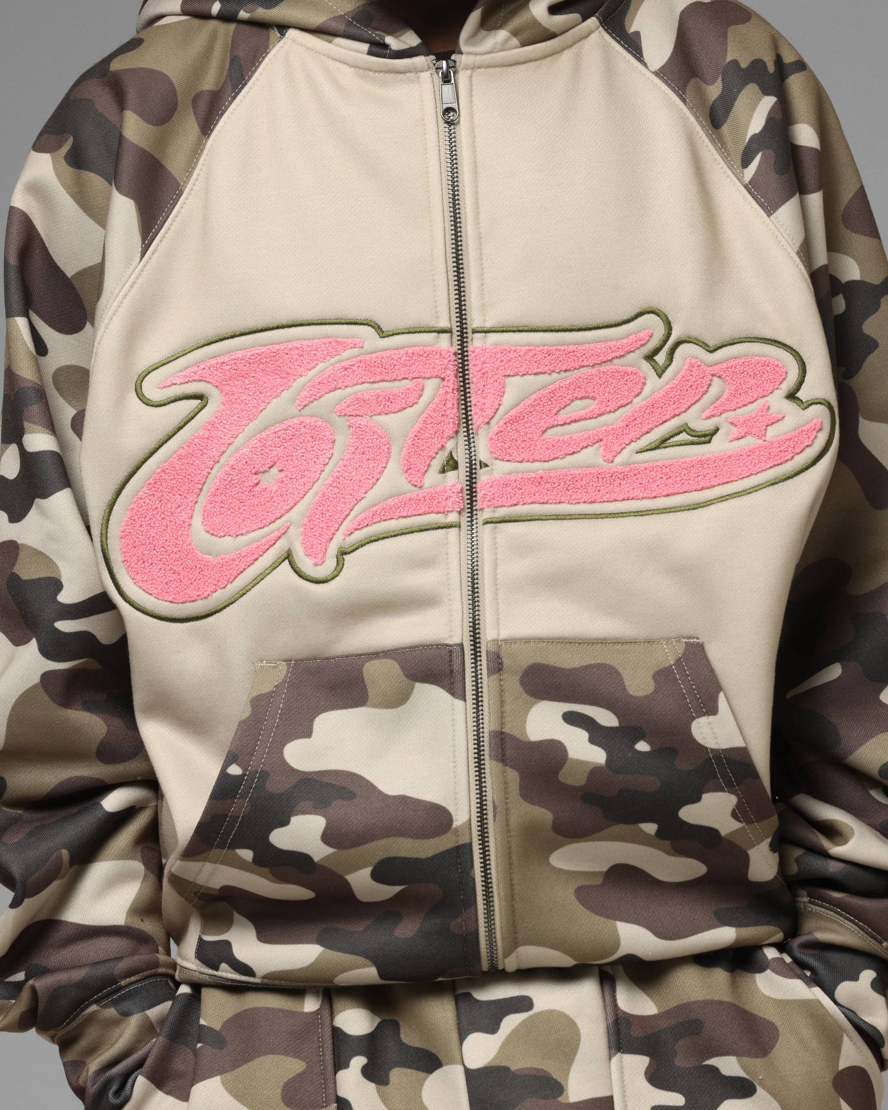 Loiter Jet Stream Zip Hoodie Camo - Image 7