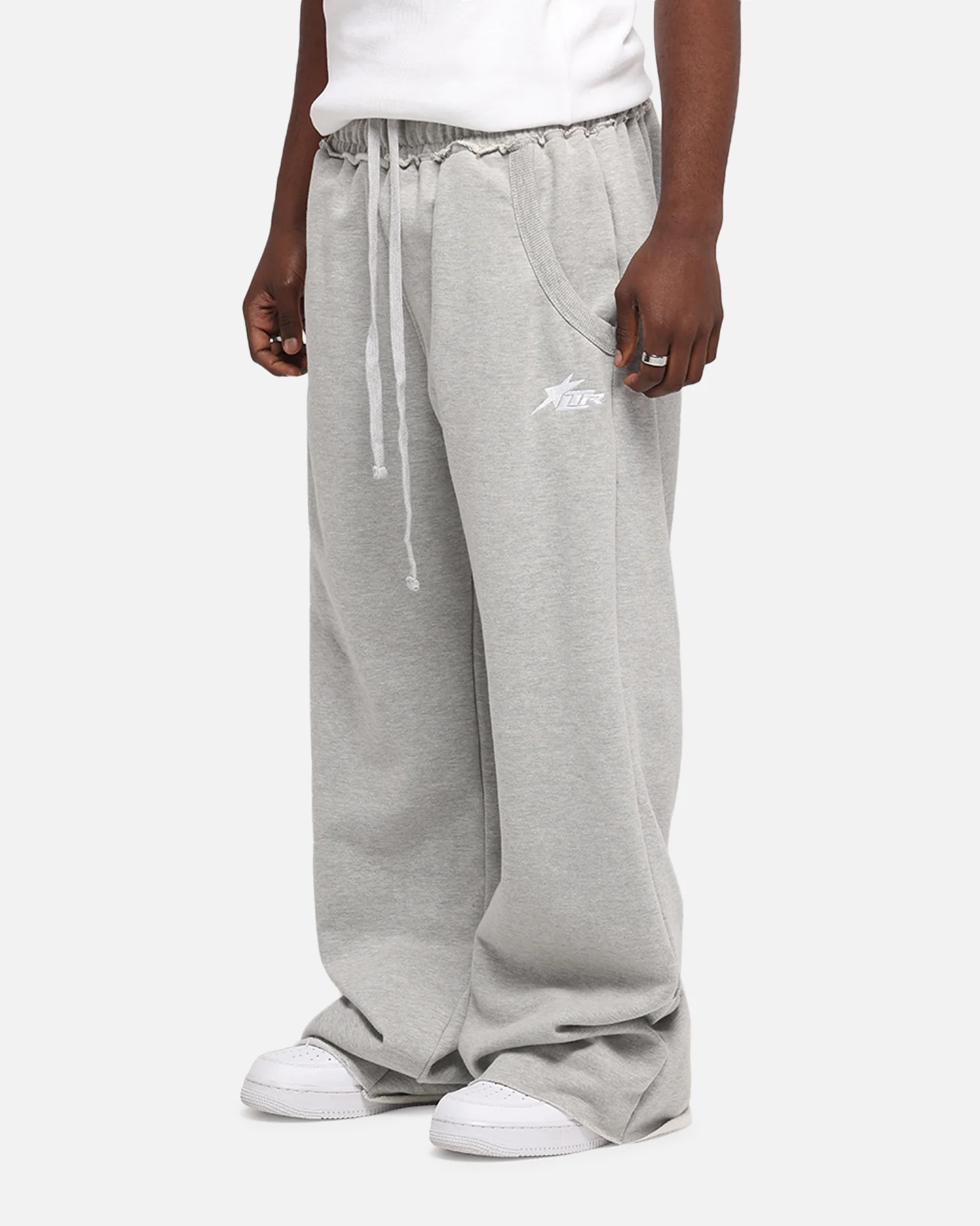 Loiter Layered Track Pants Grey - Image 3