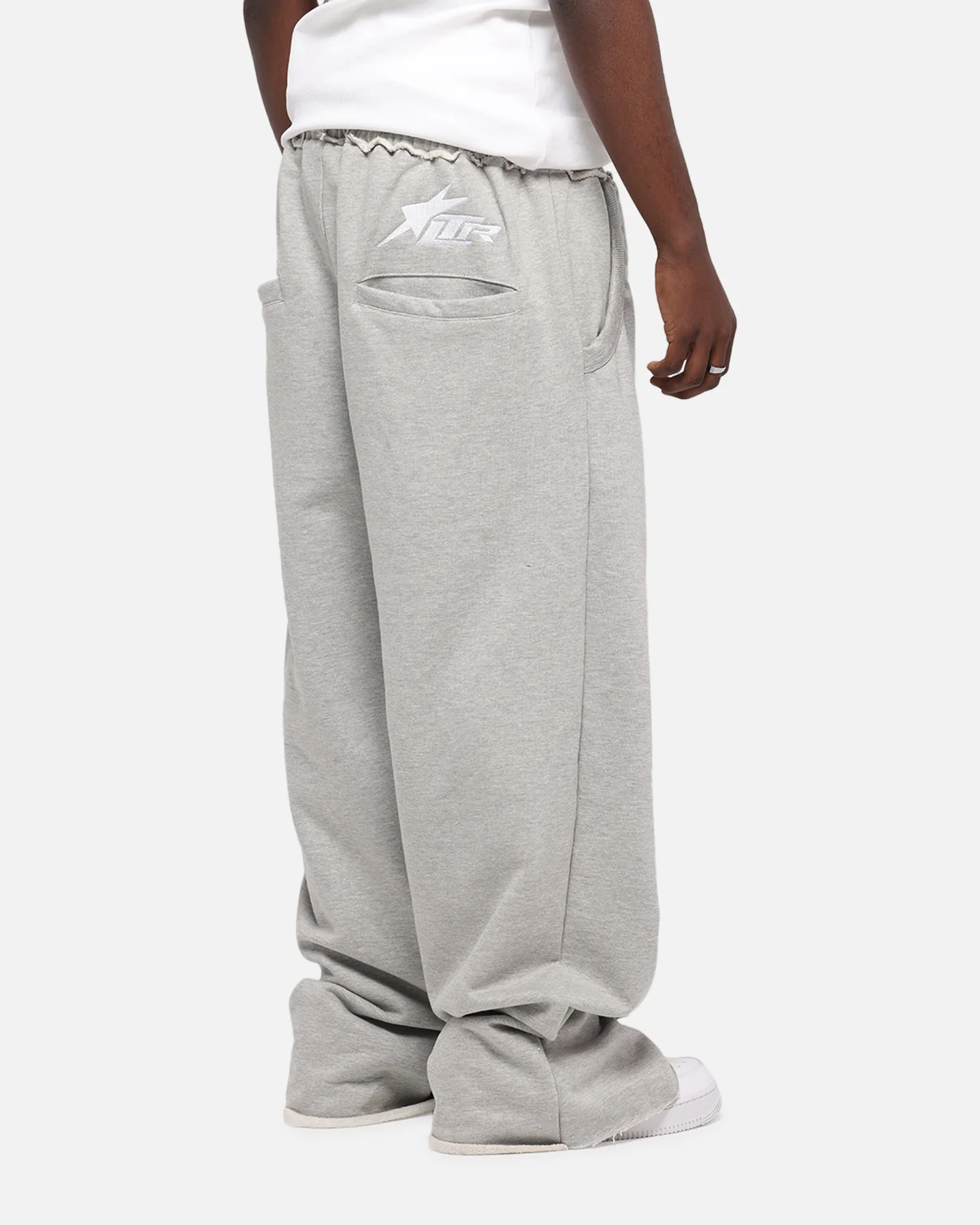 Loiter Layered Track Pants Grey - Image 4