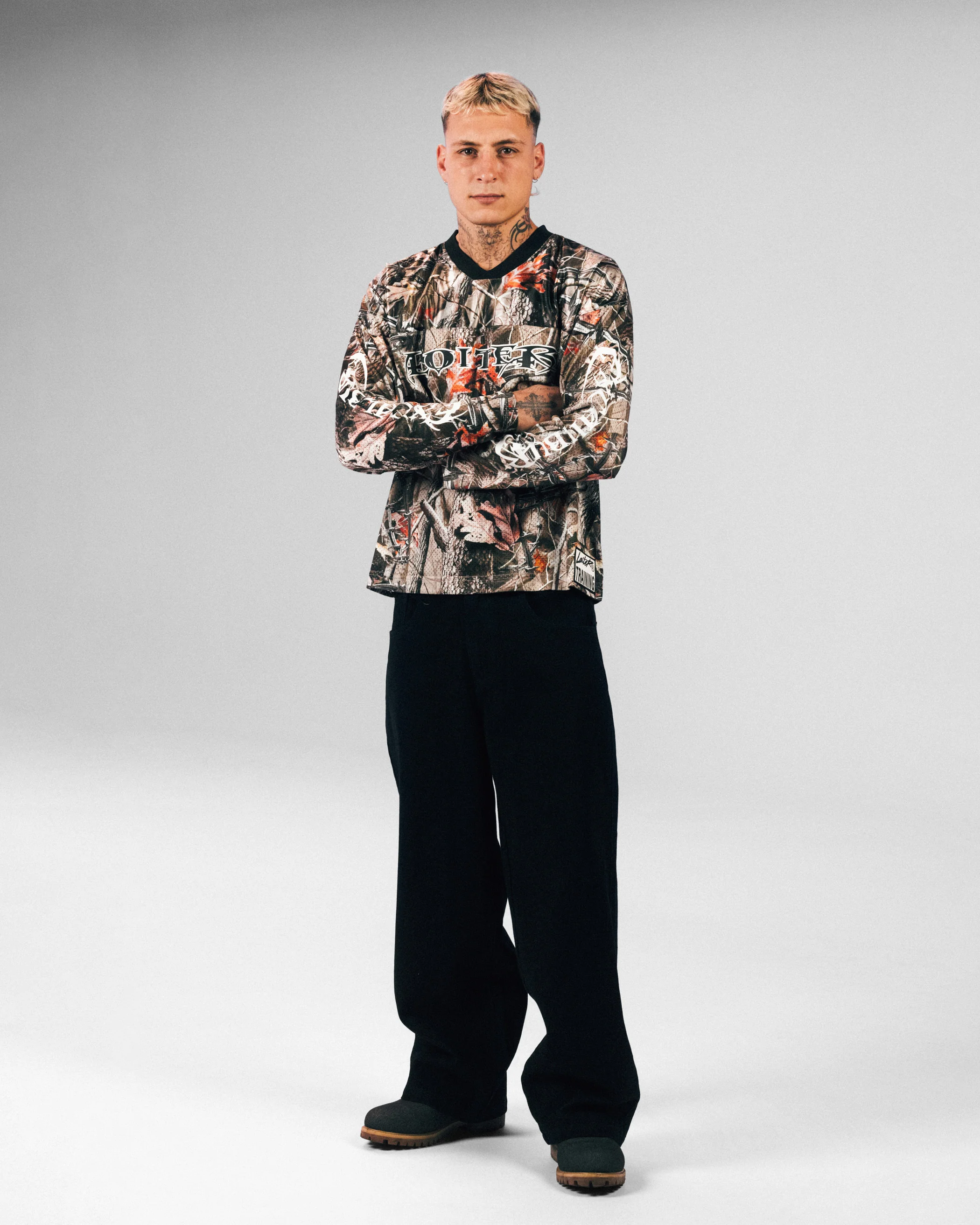 Loiter Long Sleeve Training Jersey Real Treet Camo - Image 2