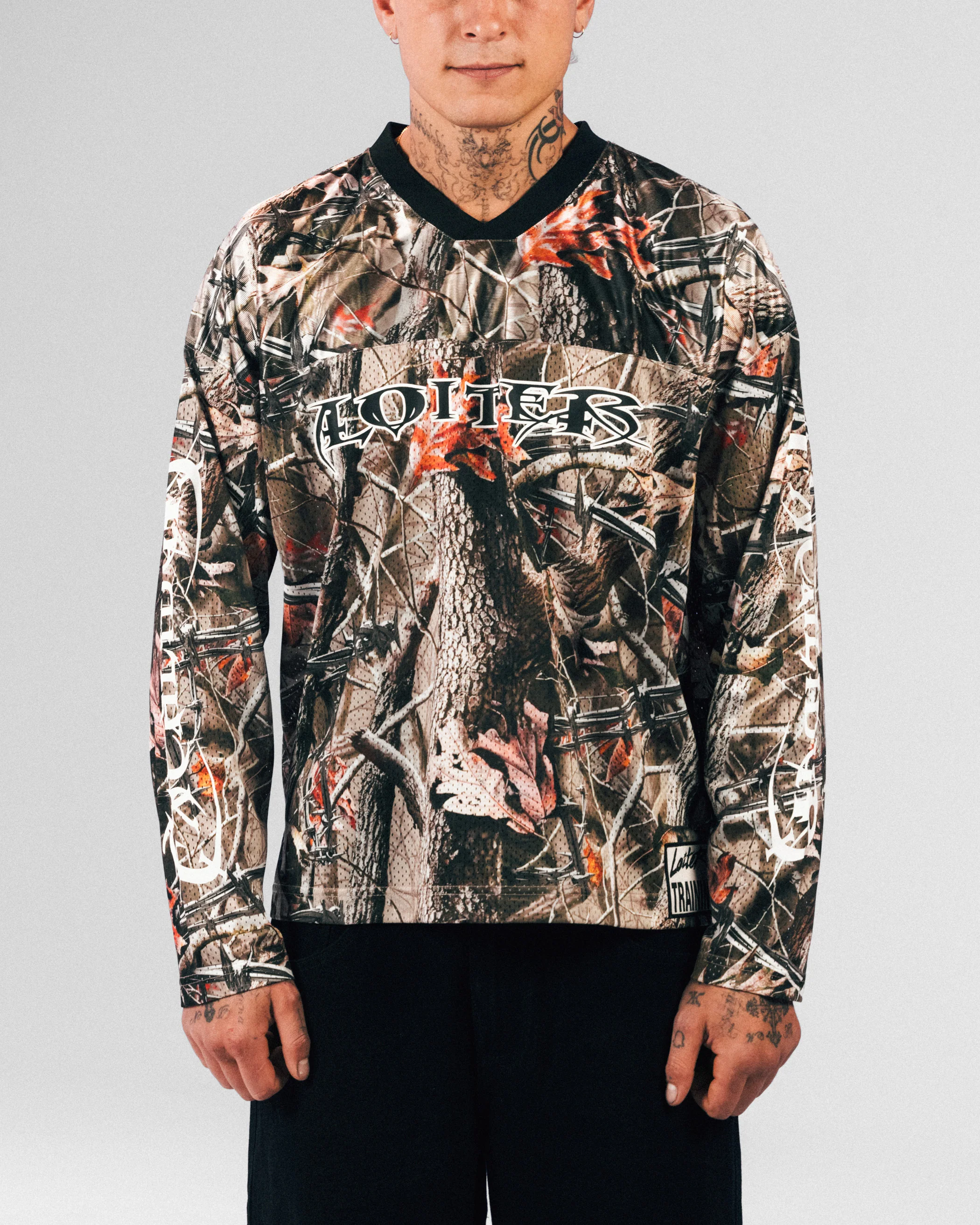 Loiter Long Sleeve Training Jersey Real Treet Camo - Image 3