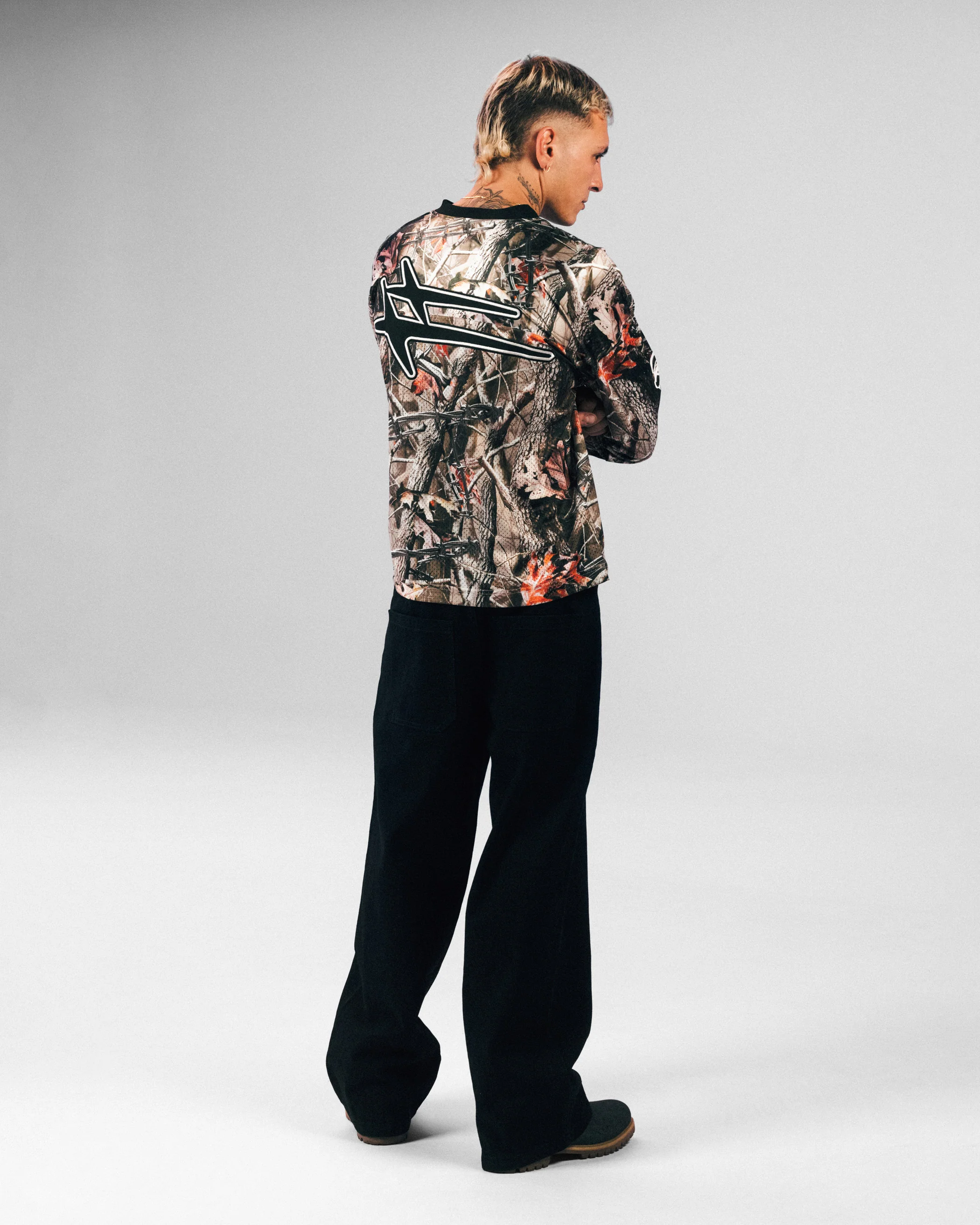 Loiter Long Sleeve Training Jersey Real Treet Camo - Image 6