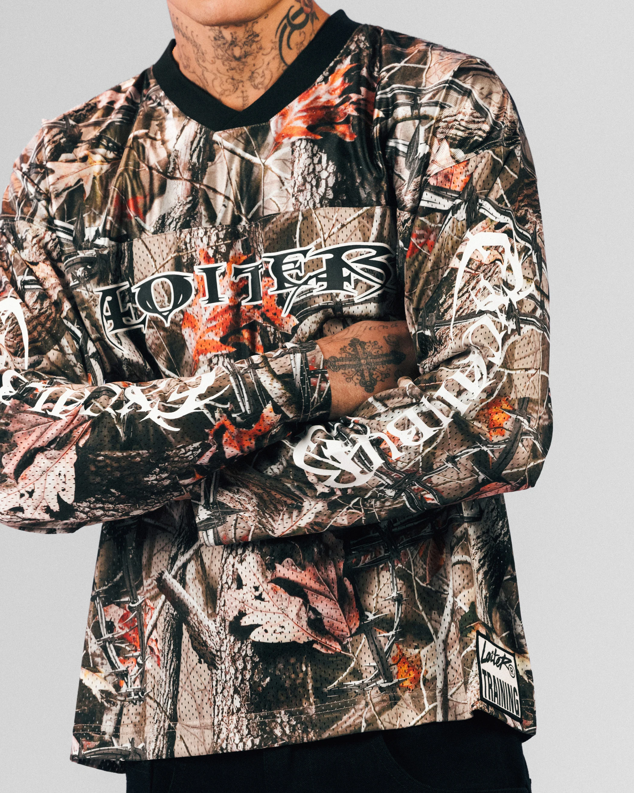 Loiter Long Sleeve Training Jersey Real Treet Camo - Image 9