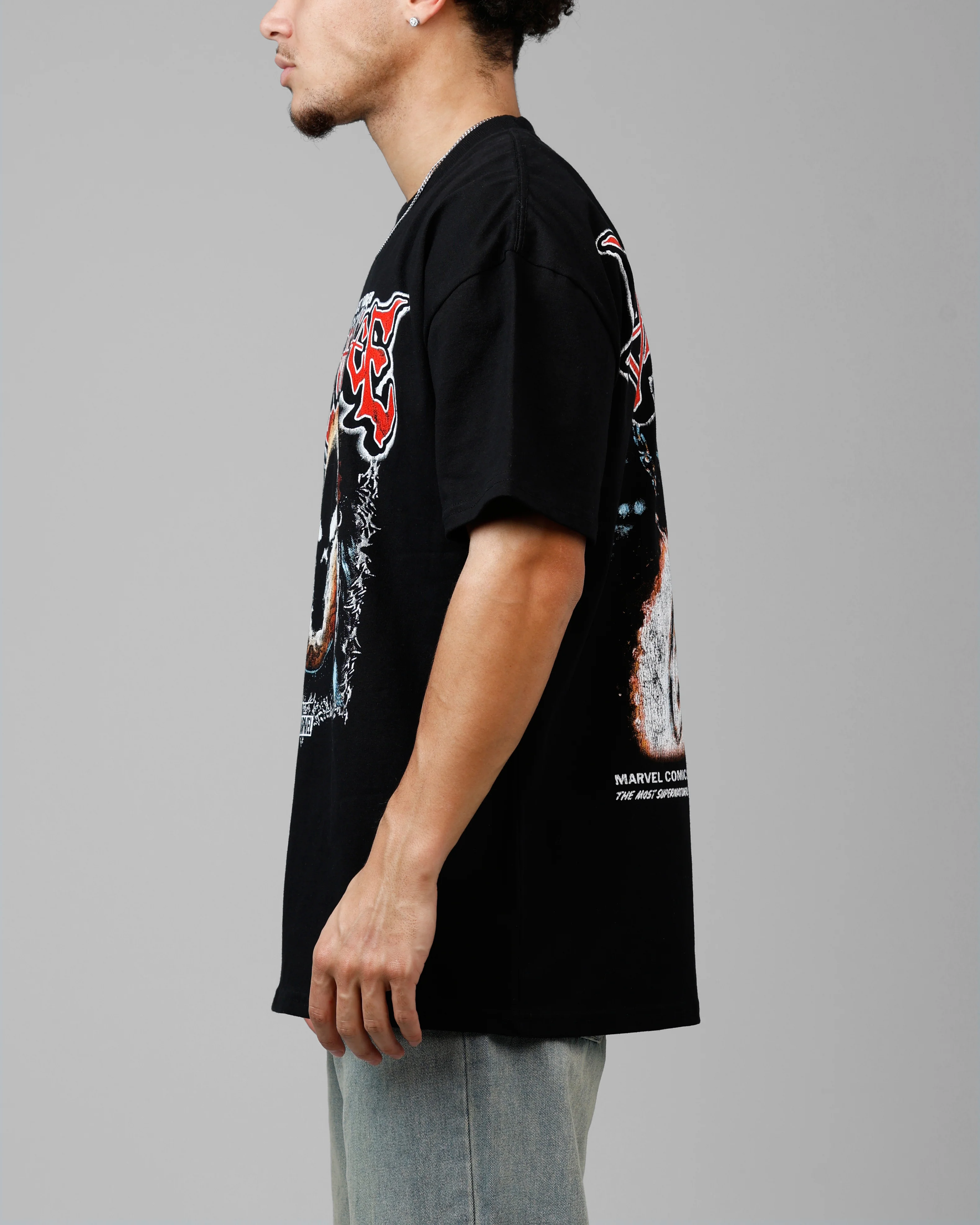Marvel Ghost Rider Heavyweight T-Shirt Black - Image 6