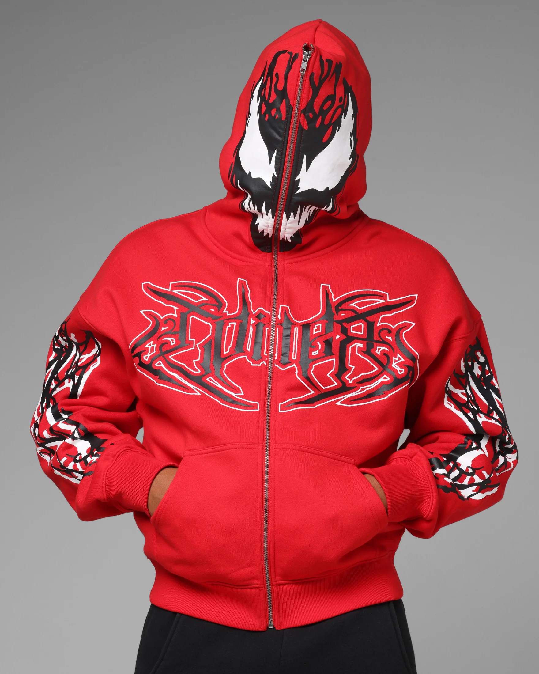 Loiter Marvel Spider-Man Carnage Zip Hoodie Red - Image 3