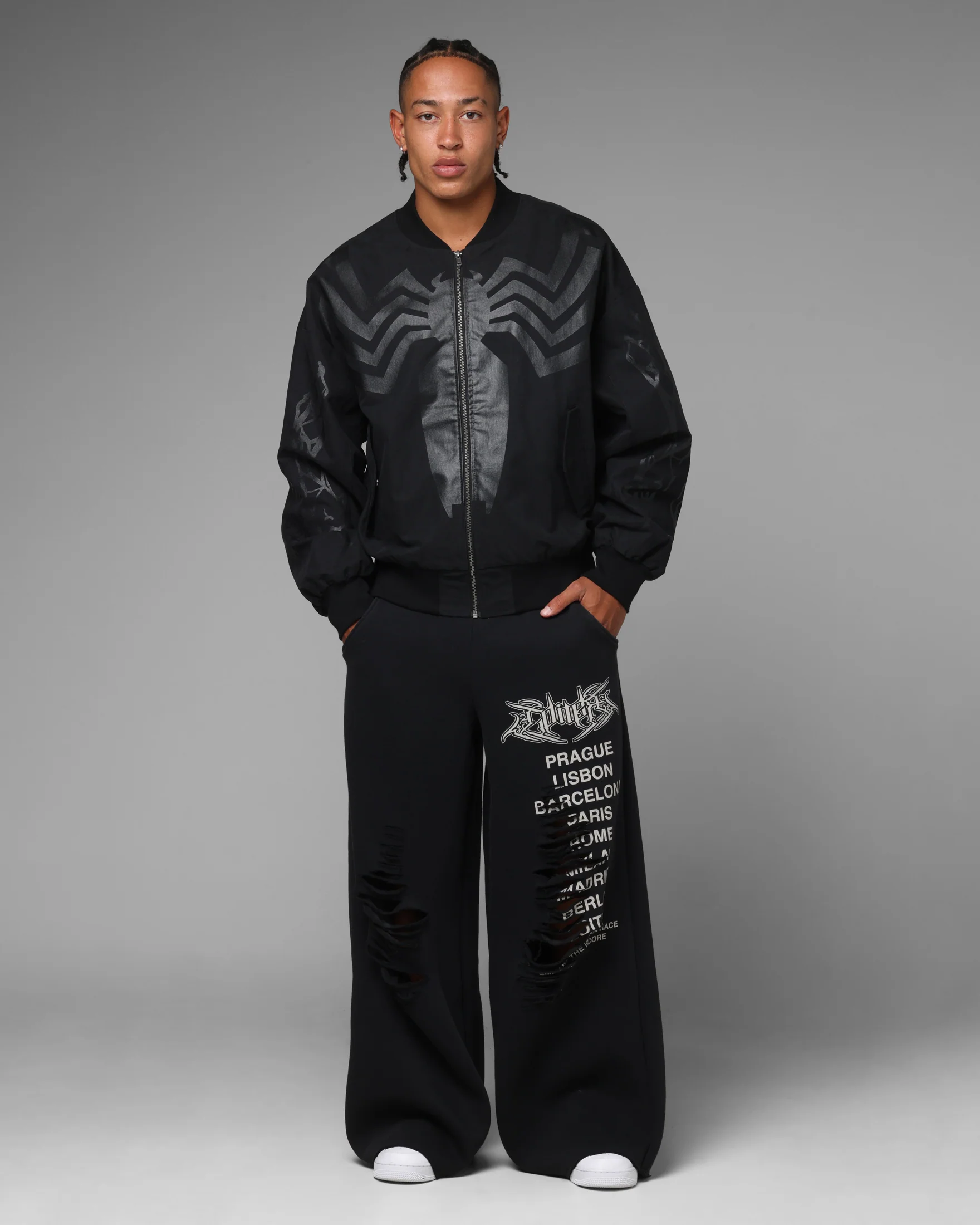 Loiter Marvel Symbiote Jacket Black - Image 3