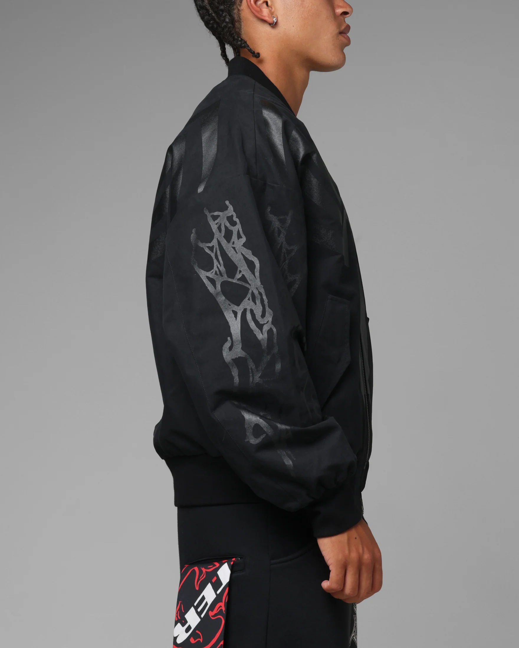 Loiter Marvel Symbiote Jacket Black - Image 5