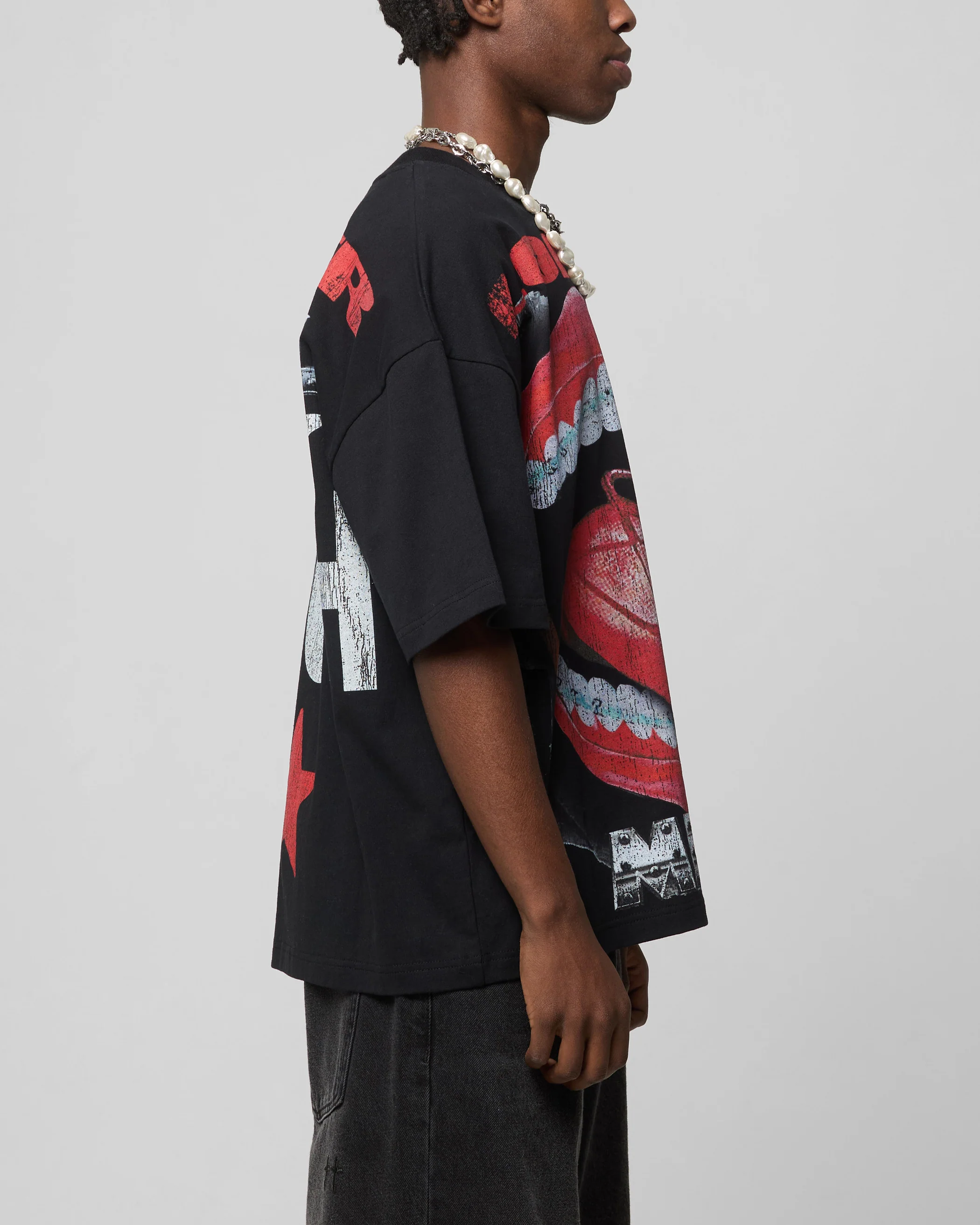 Metal Mouth T-Shirt Vintage Black - Image 5