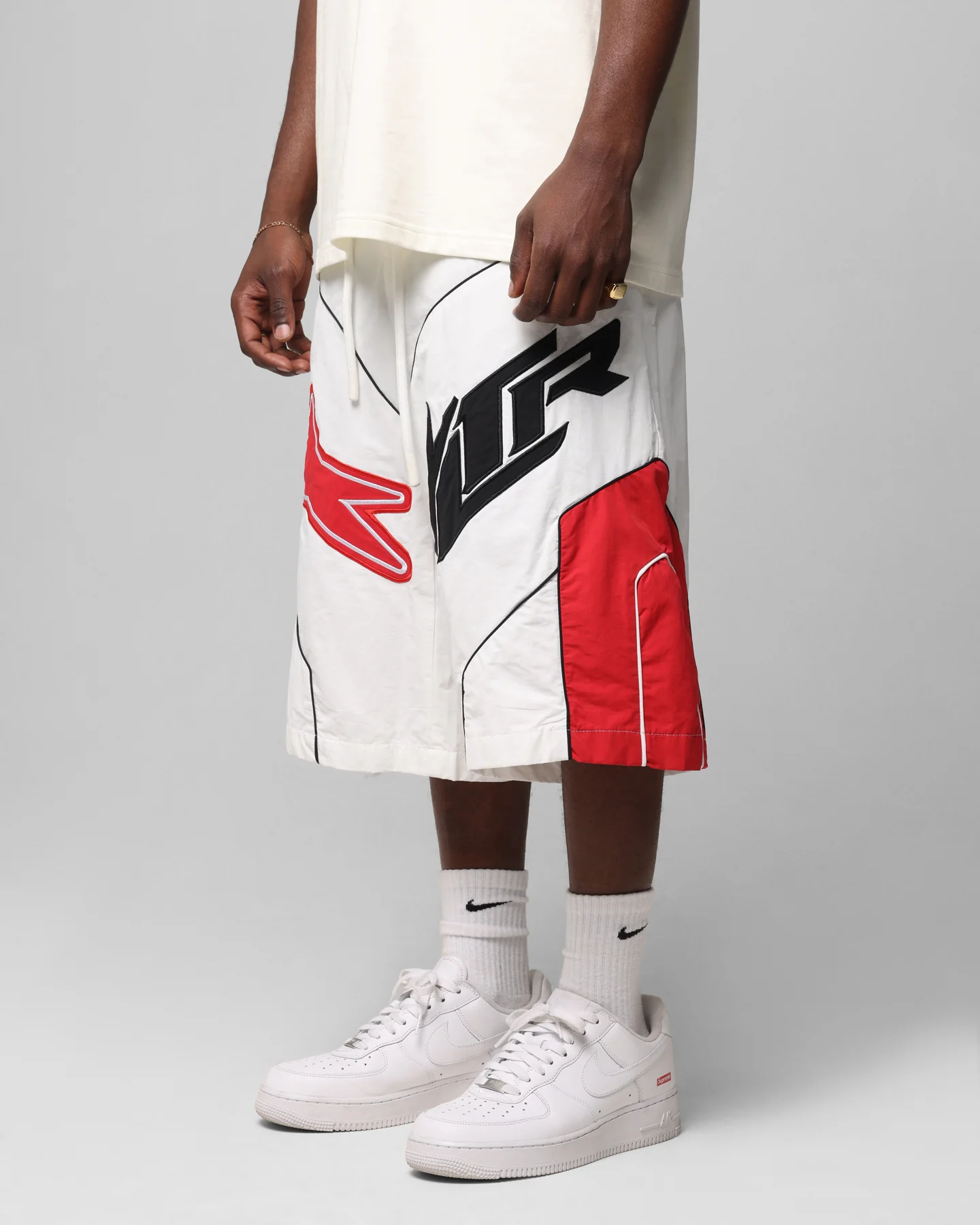 Loiter Motocross Shorts White - Image 6