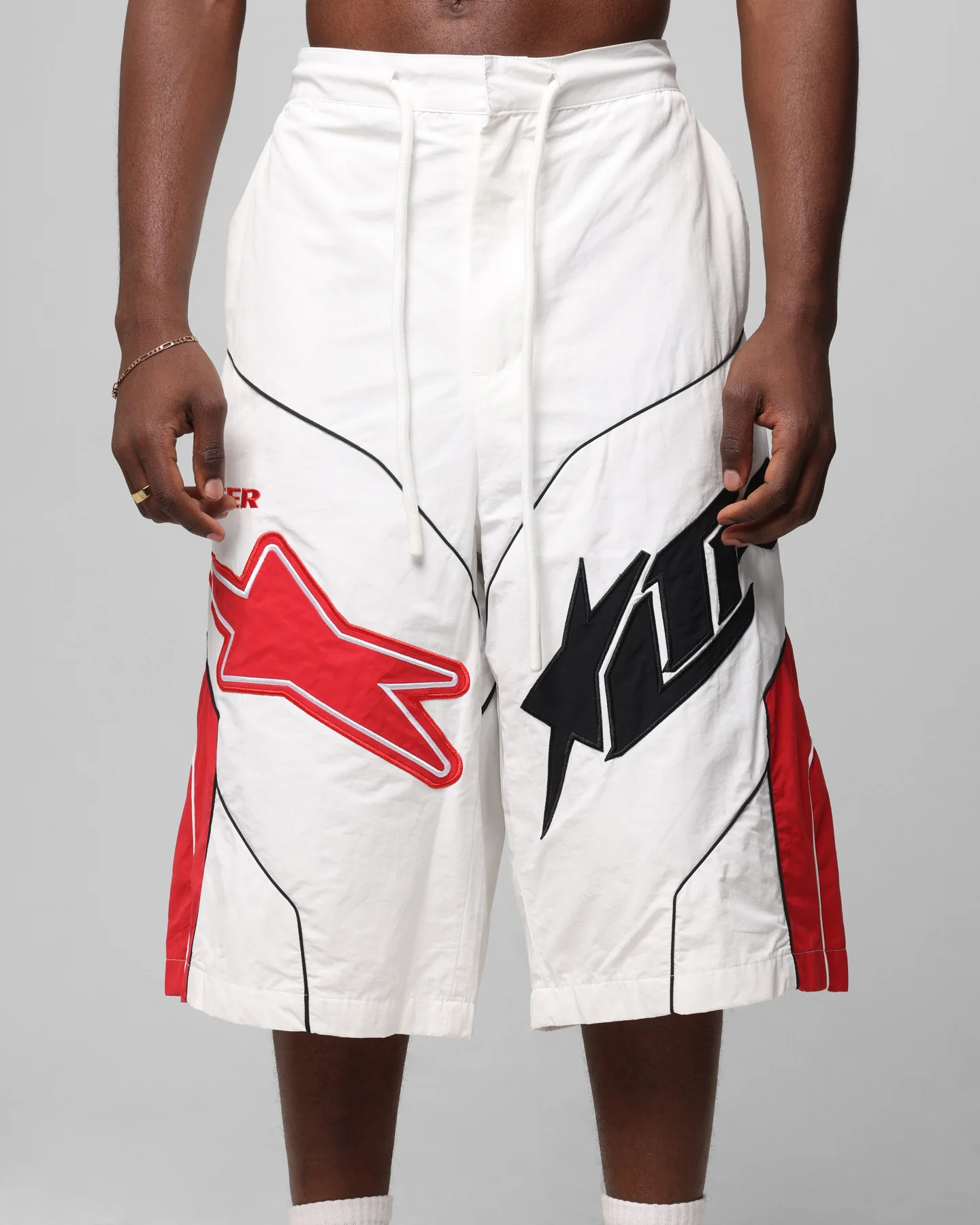 Loiter Motocross Shorts White - Image 7