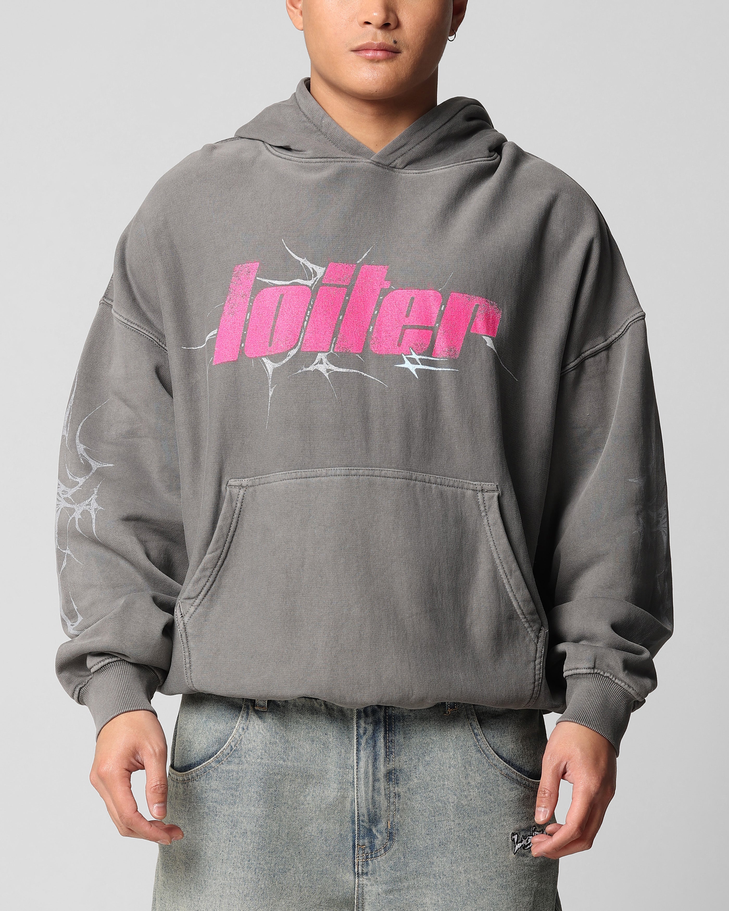 Neo Hoodie Washed Charcoal