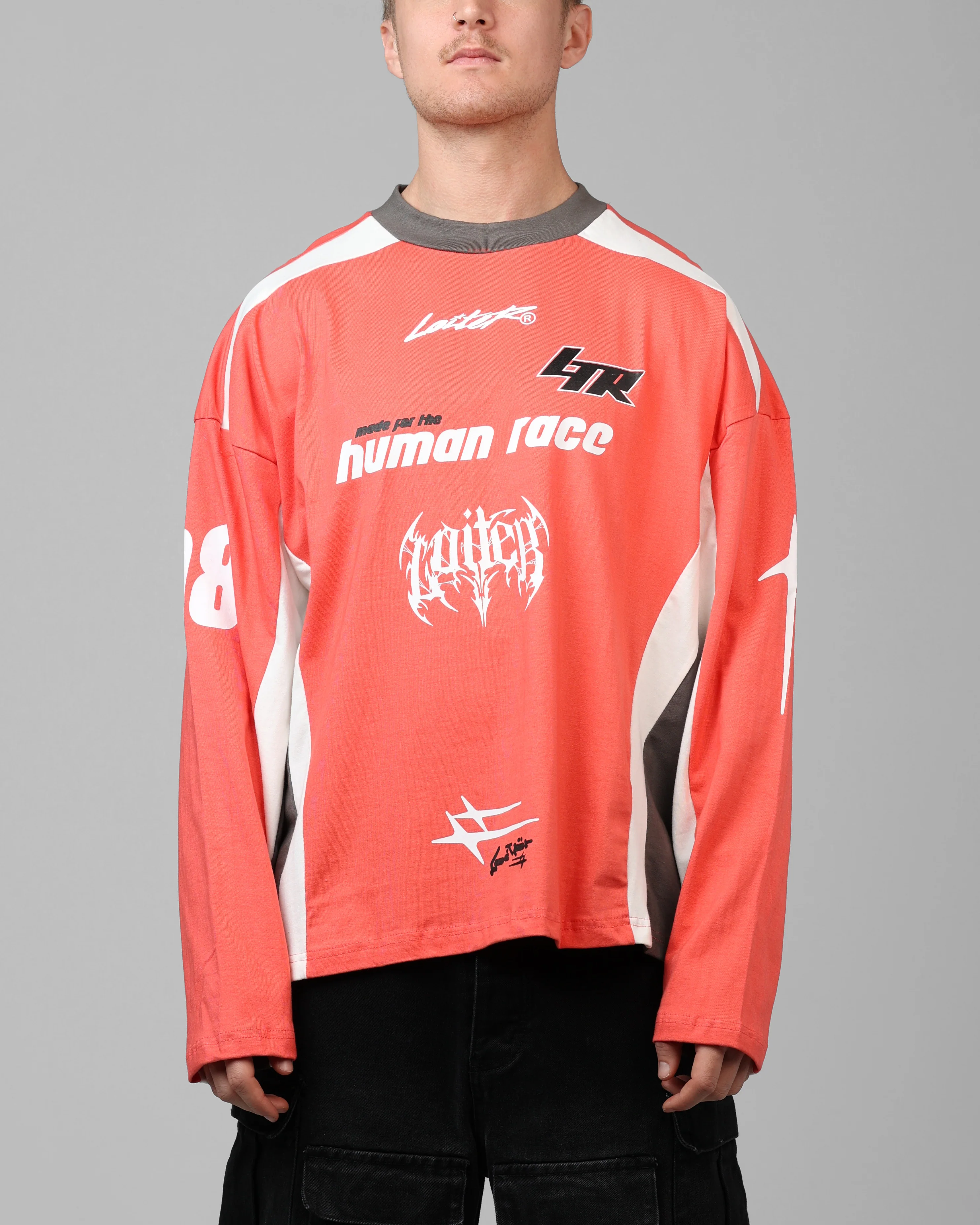 Night Crawler Long Sleeve T-Shirt Red/Black
