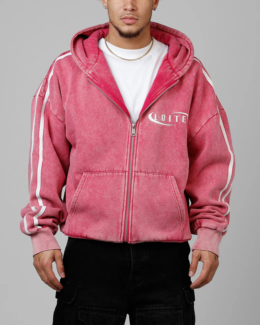Night Vision Hoodie Washed Purple - Image 2