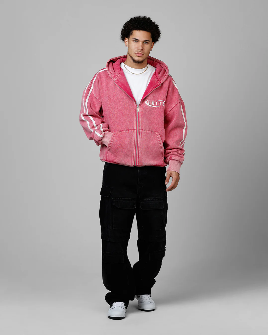 Night Vision Hoodie Washed Purple - Image 3