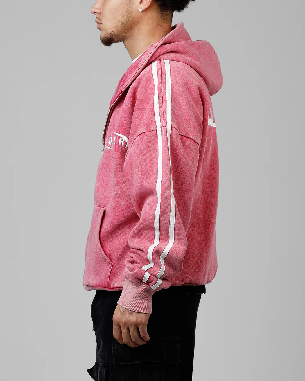 Night Vision Hoodie Washed Purple - Image 5
