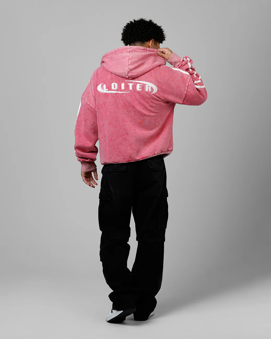 Night Vision Hoodie Washed Purple - Image 6