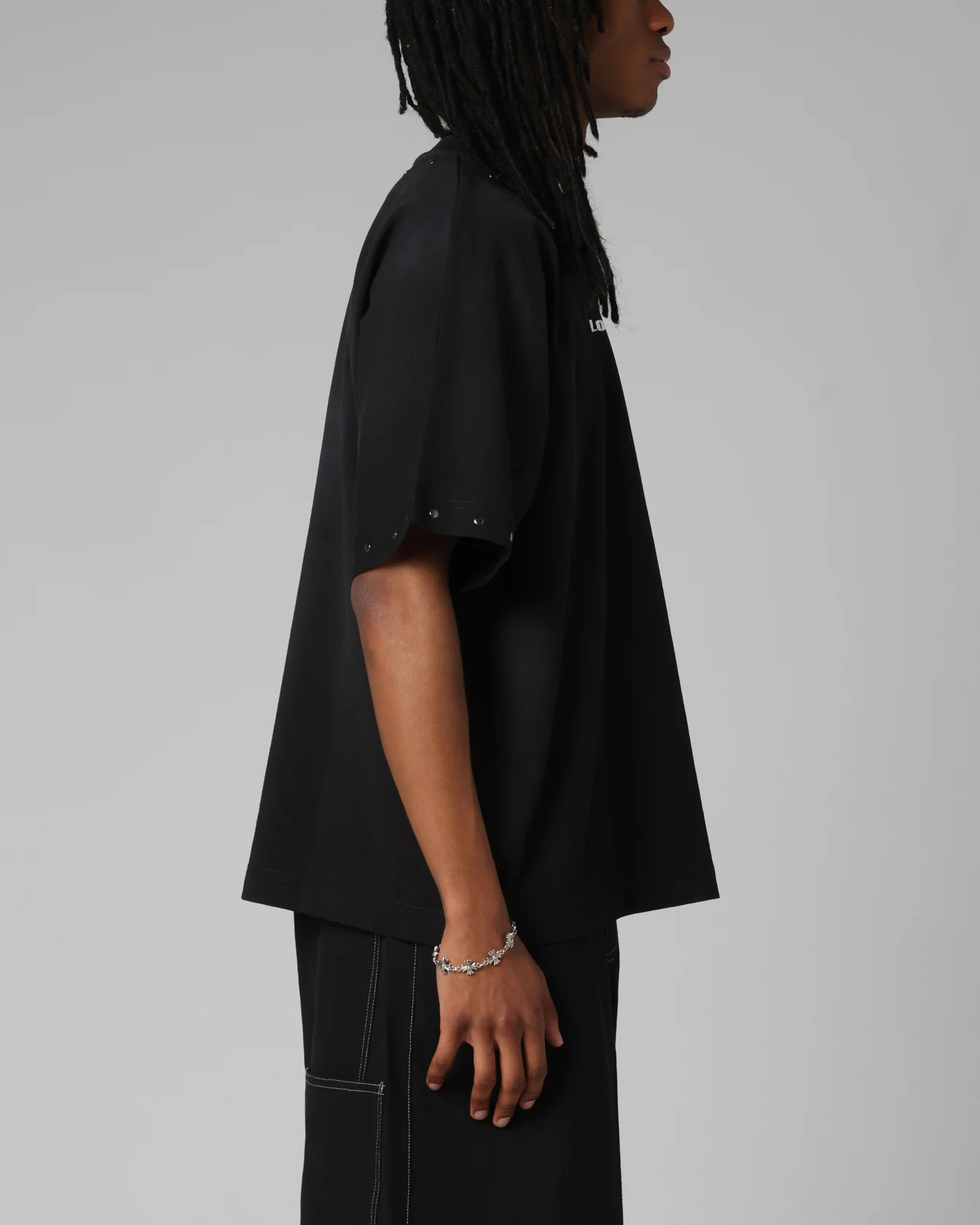 Loiter Opaque Boxy T-Shirt Black - Image 4