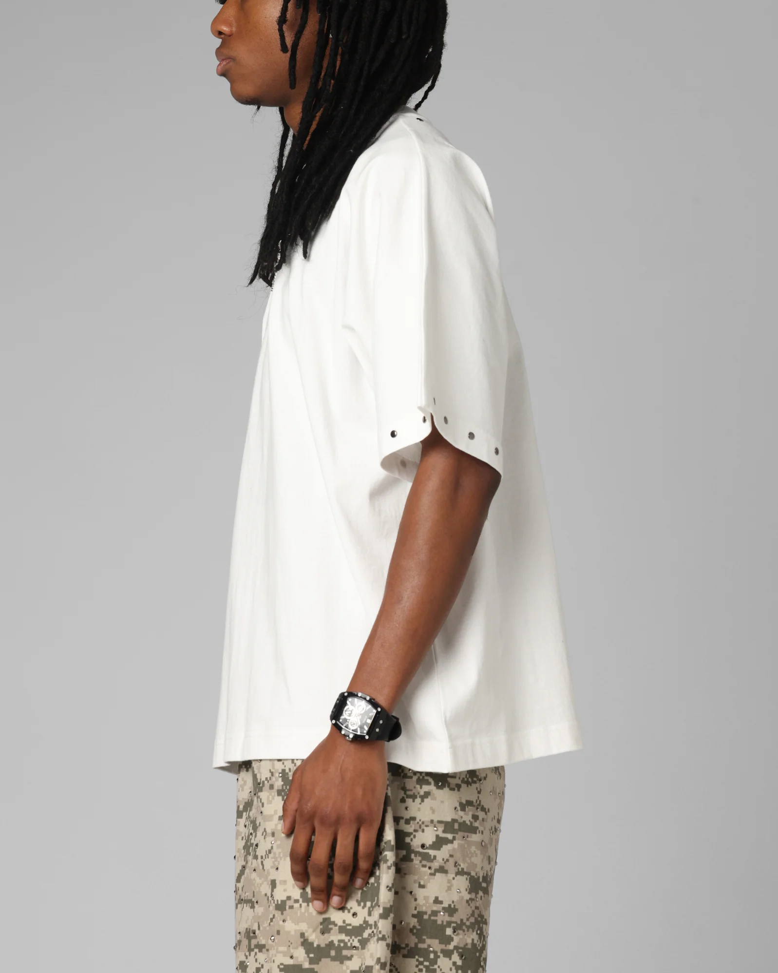 Loiter Opaque Boxy T-Shirt Off White - Image 5