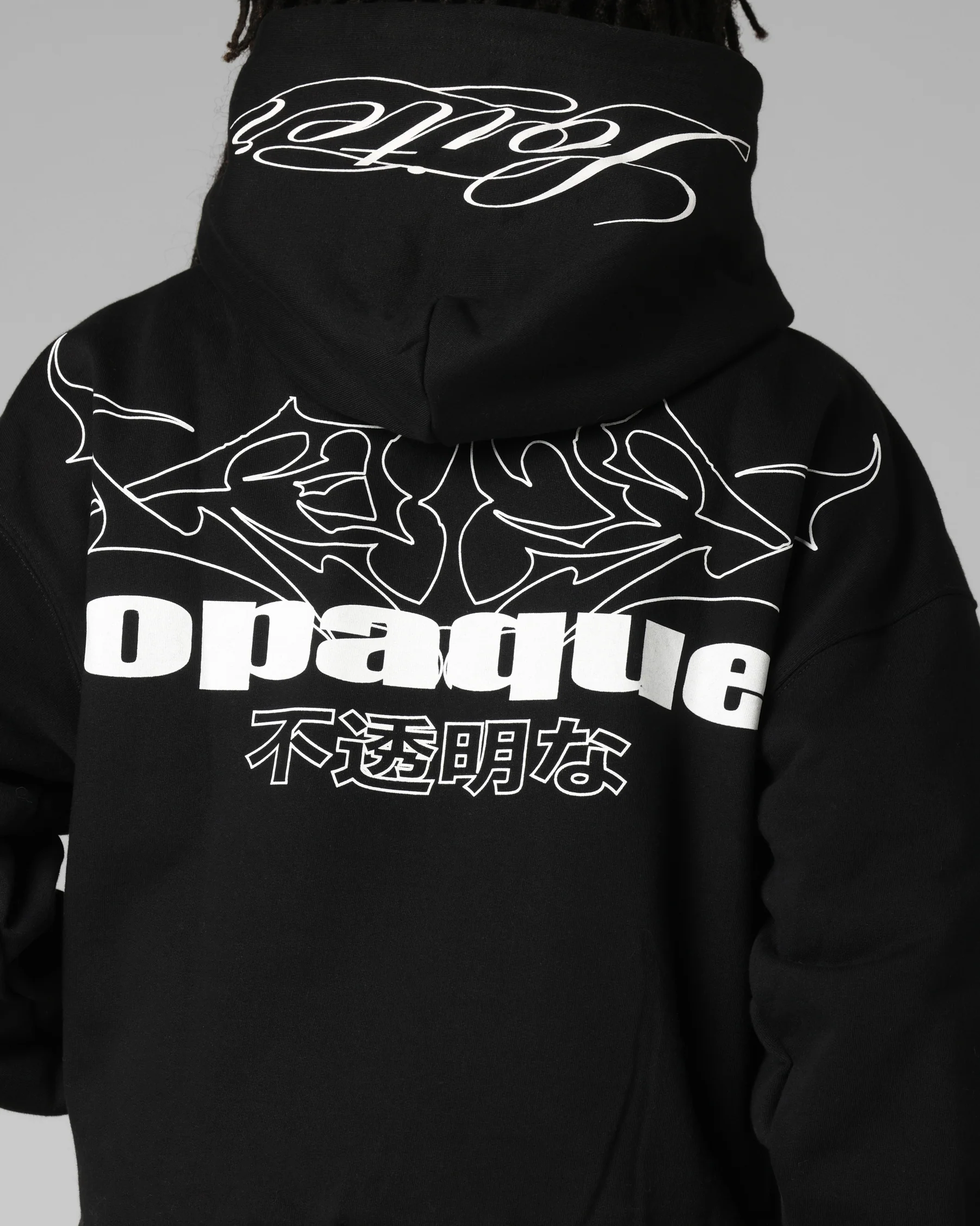 Loiter Opaque Premium Hoodie Black - Image 8