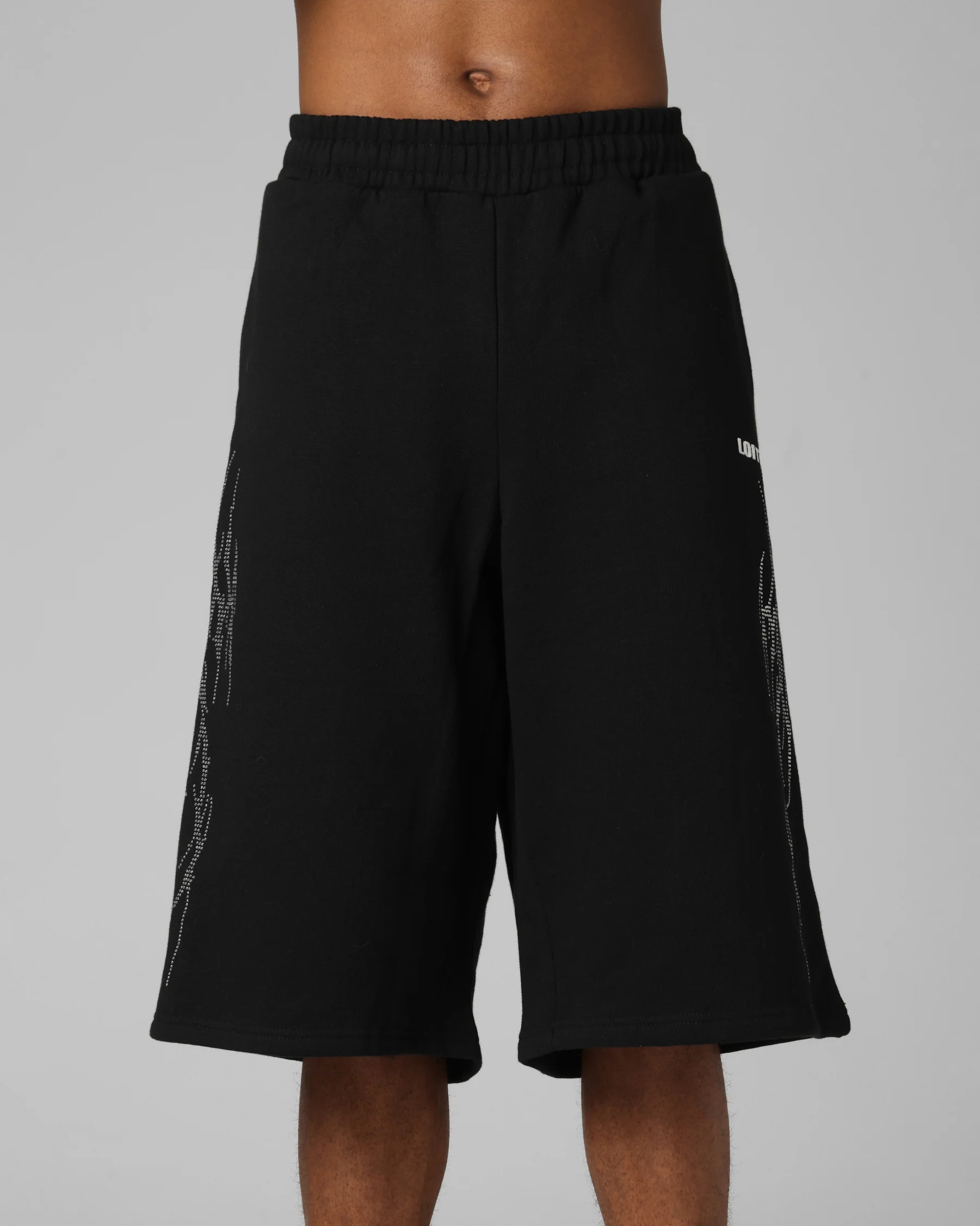 Loiter Opaque Sweat Shorts Black - Image 7
