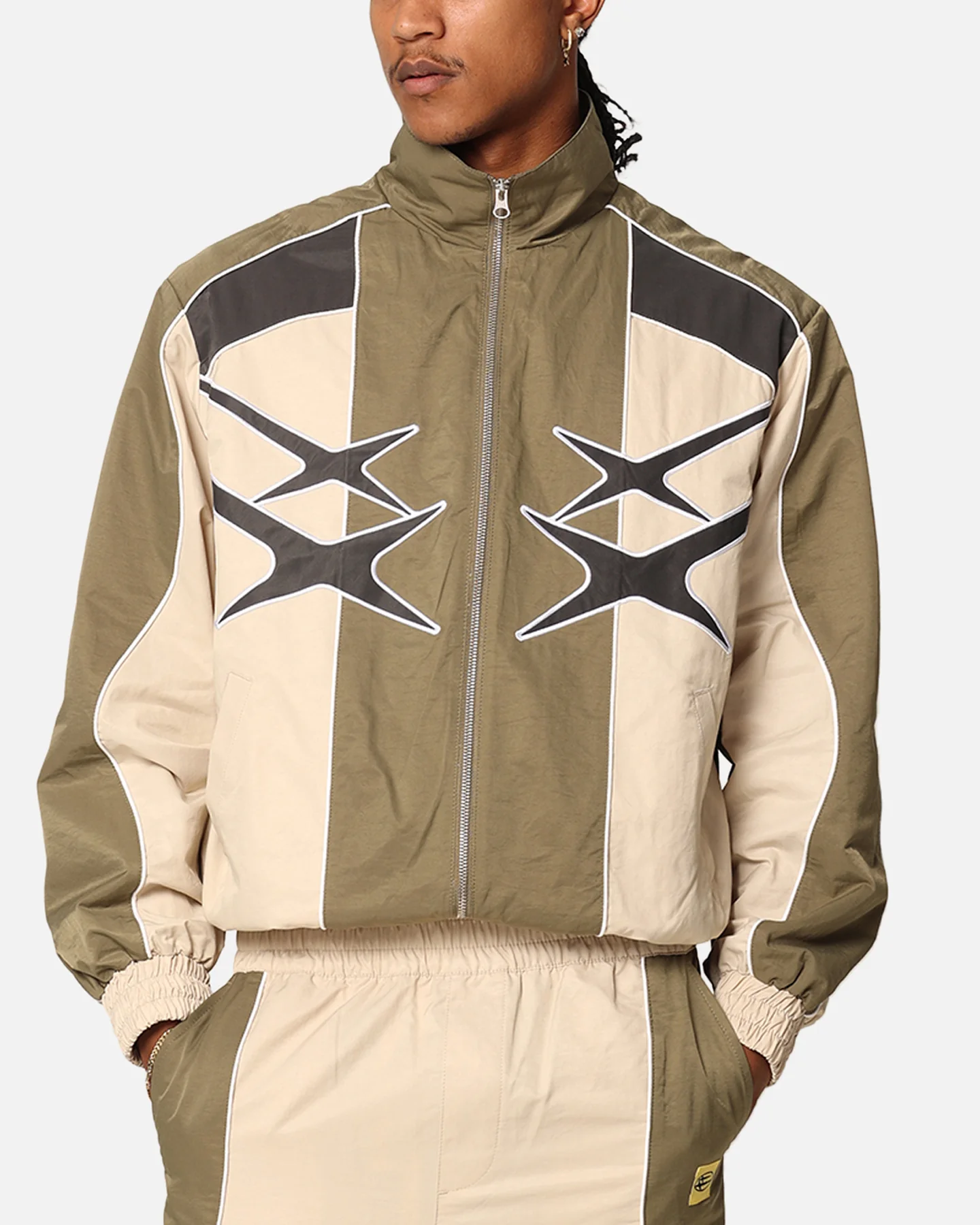 Paradise Track Jacket Stone/Khaki