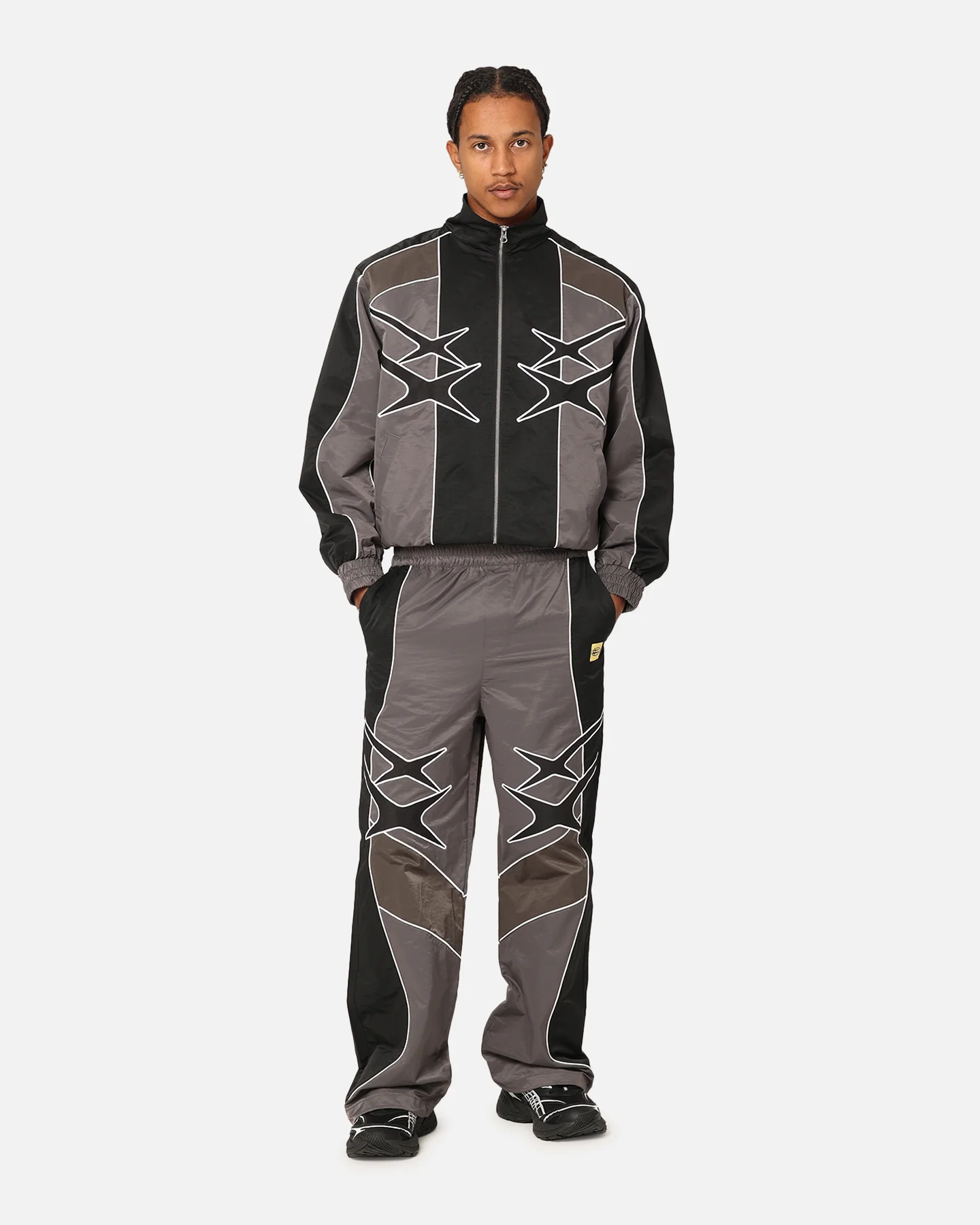 Paradise Track Pants Black/Grey - Image 2
