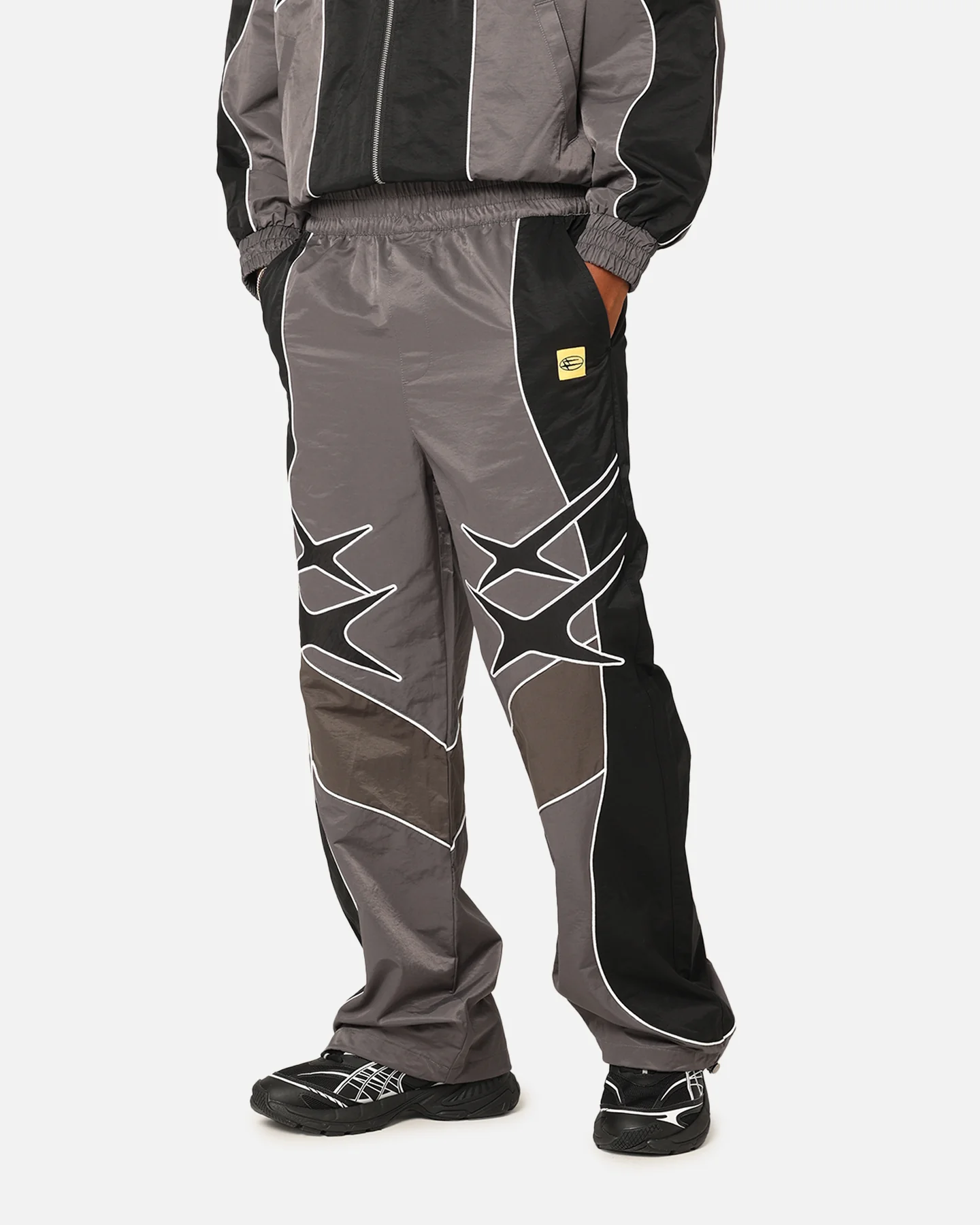 Paradise Track Pants Black/Grey - Image 4
