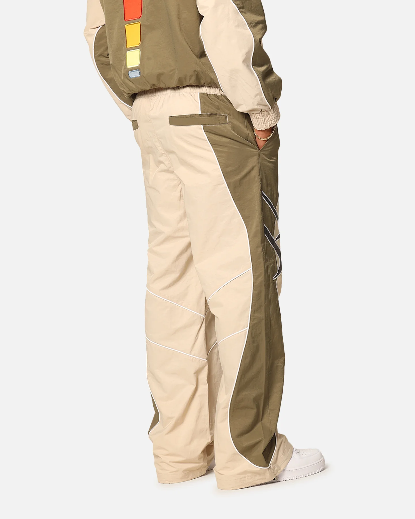 Paradise Track Pants Stone/Khaki - Image 4