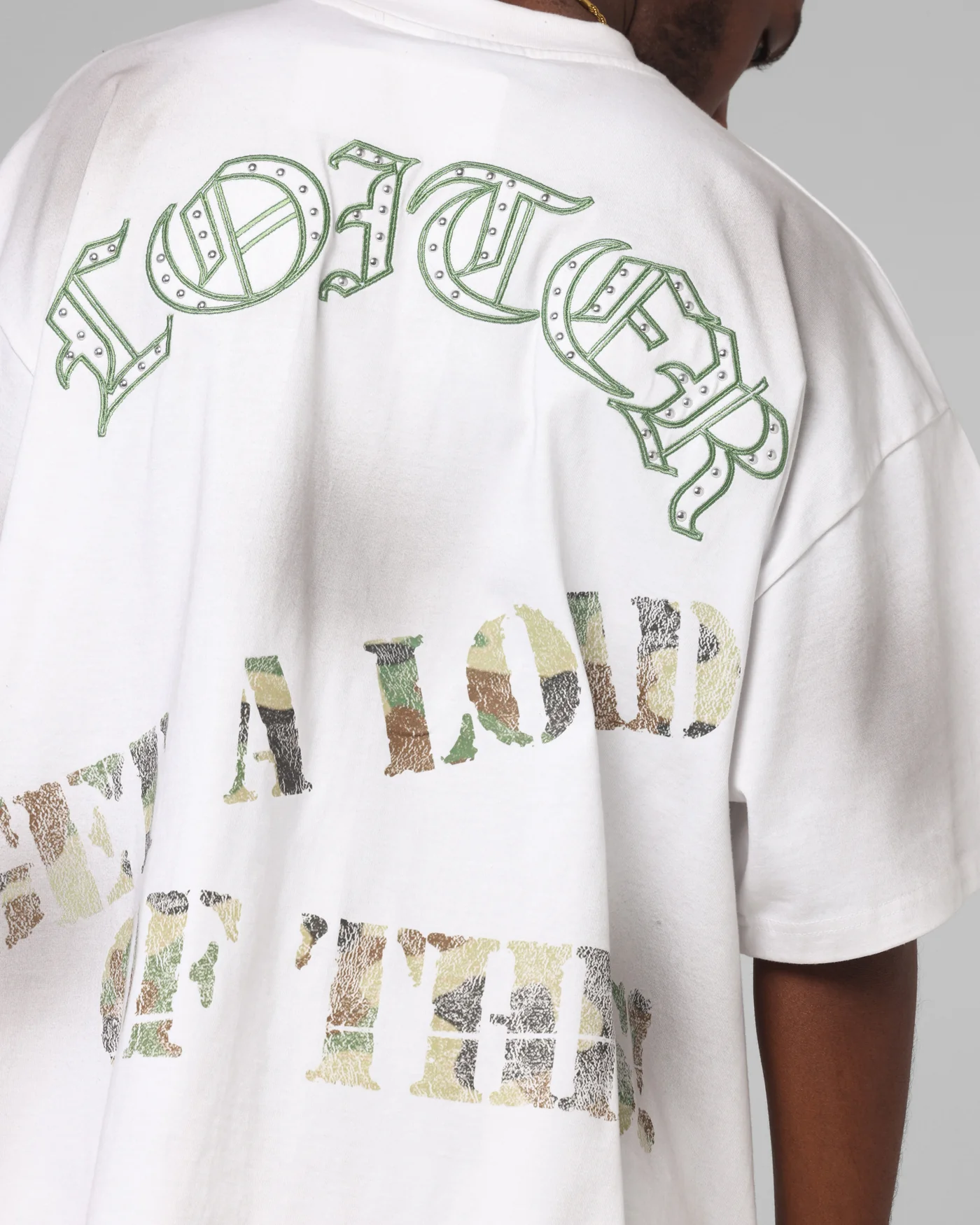 Loiter Premium Action Figure T-Shirt White - Image 8