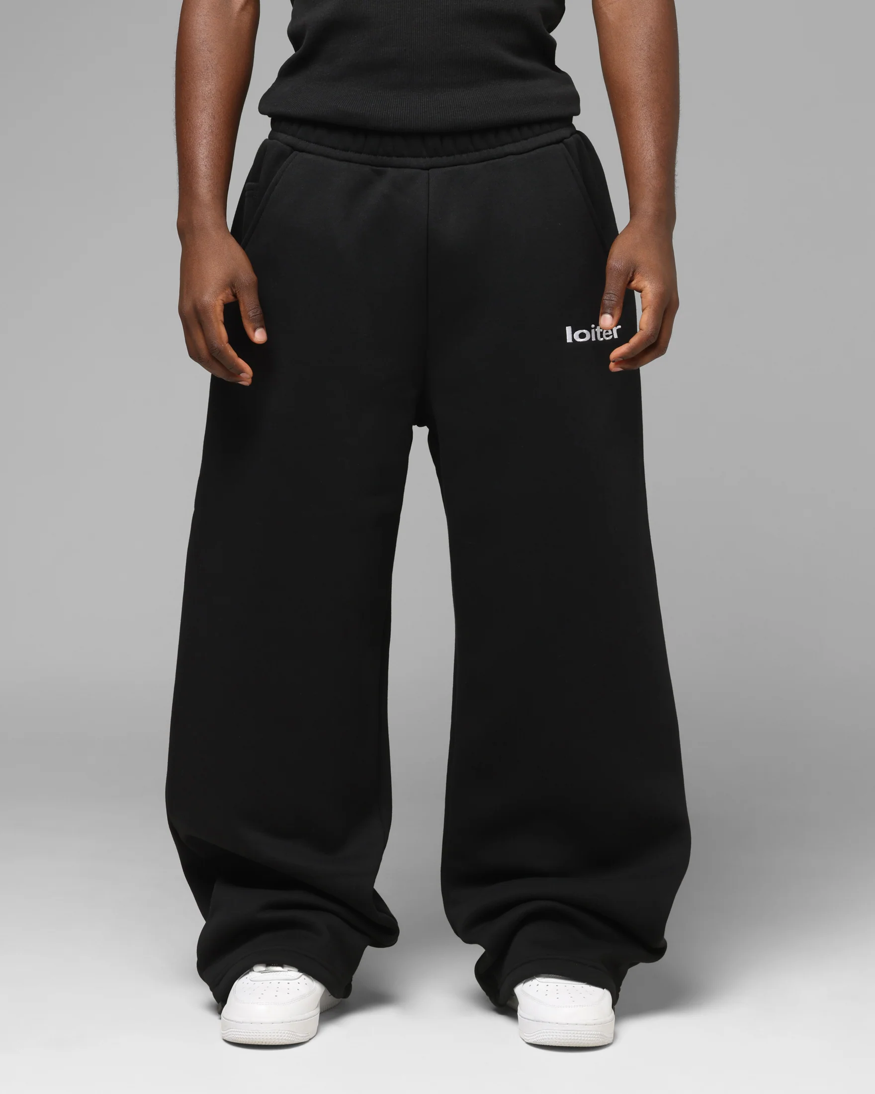 Loiter Premium Hybrid Sweatpants Black/Camo - Image 6