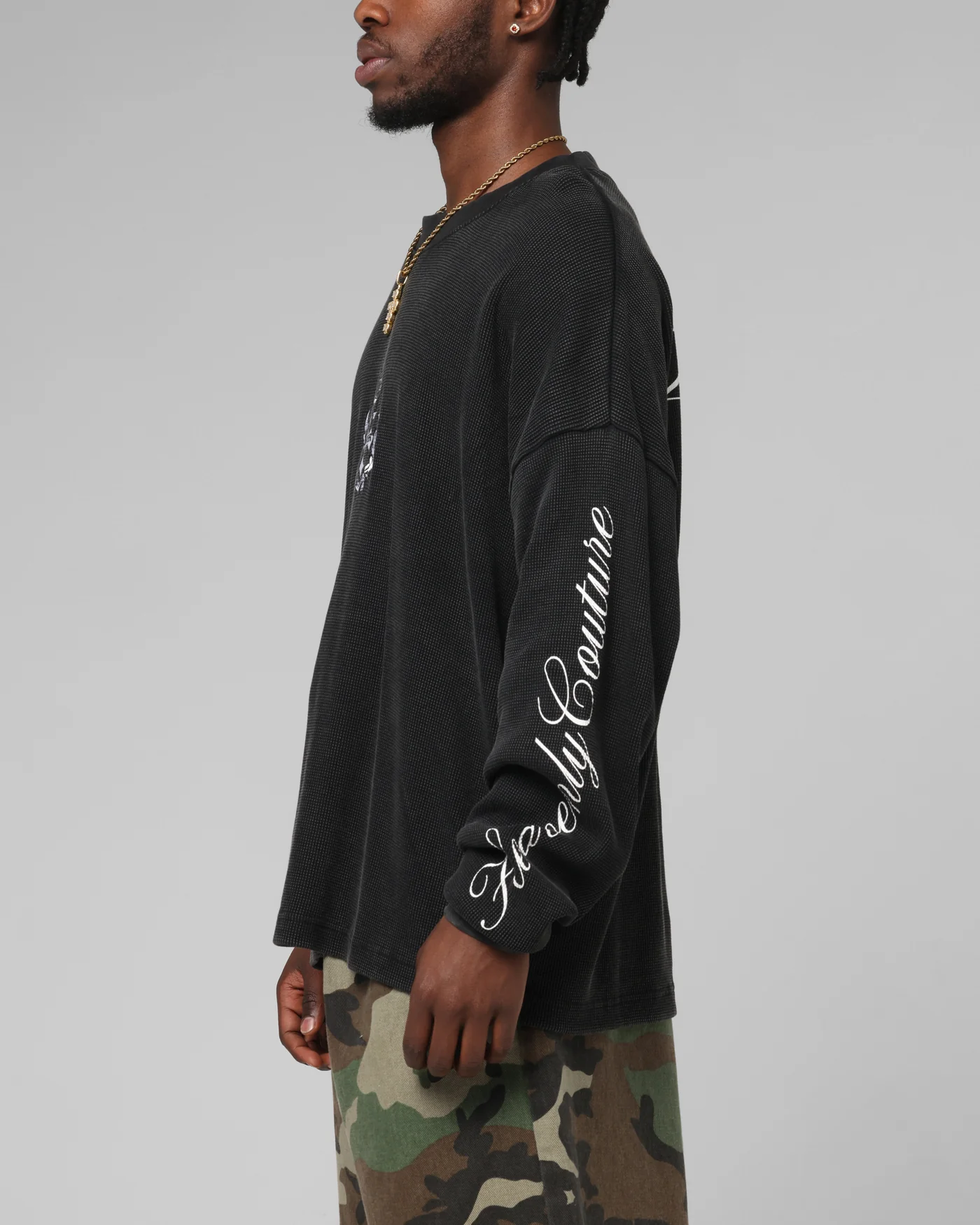 Loiter Purity Thermal Long Sleeve T-Shirt Black - Image 6