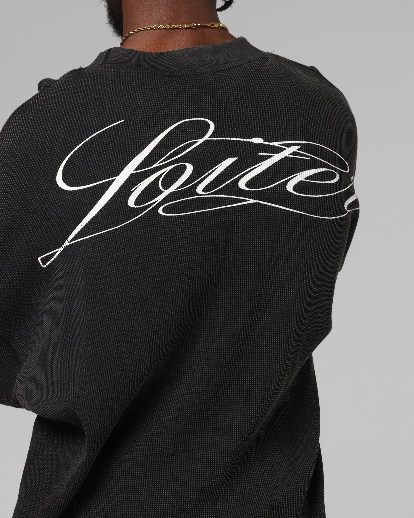 Loiter Purity Thermal Long Sleeve T-Shirt Black - Image 7