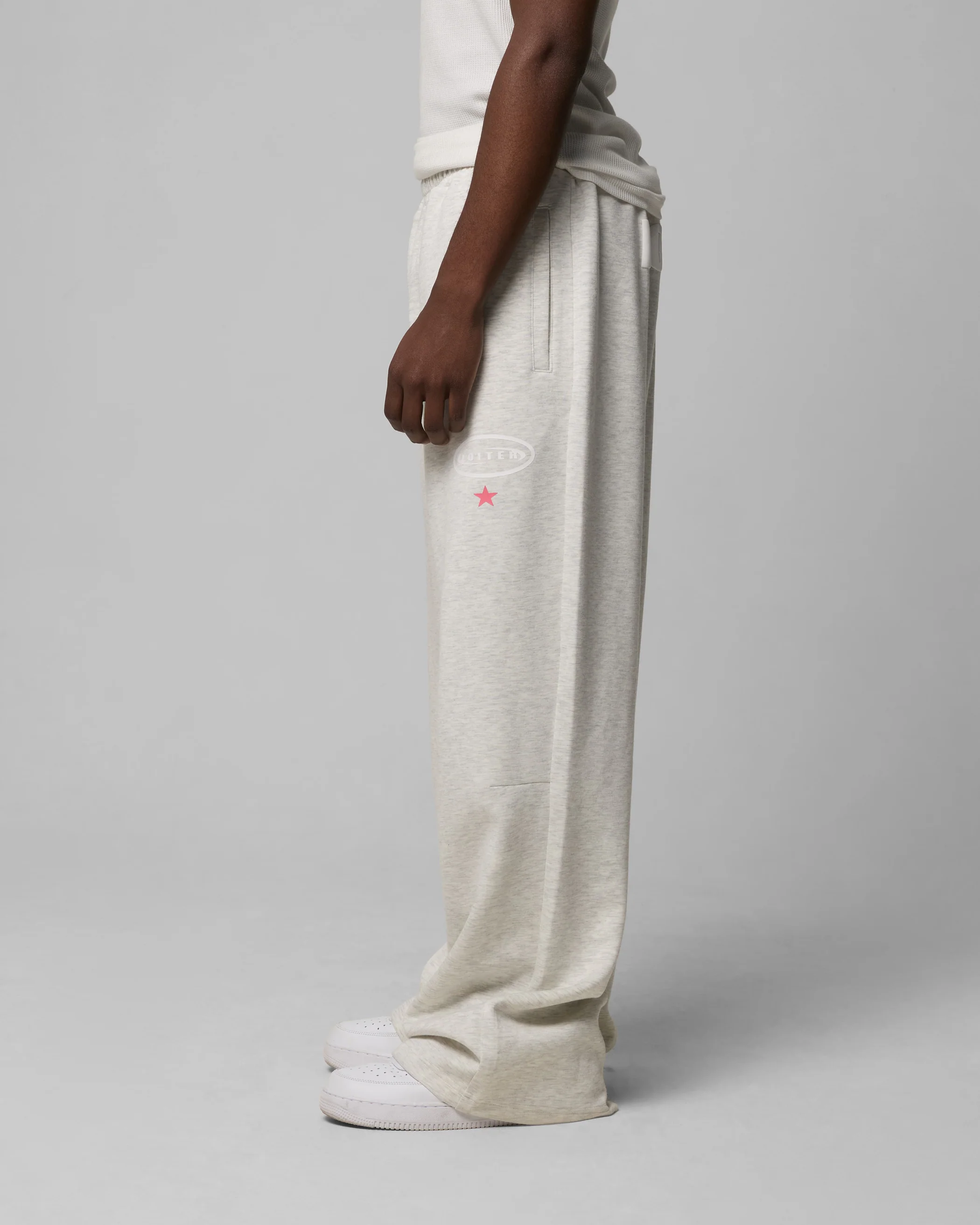 Sandevistan Track Pants Grey Marle - Image 6